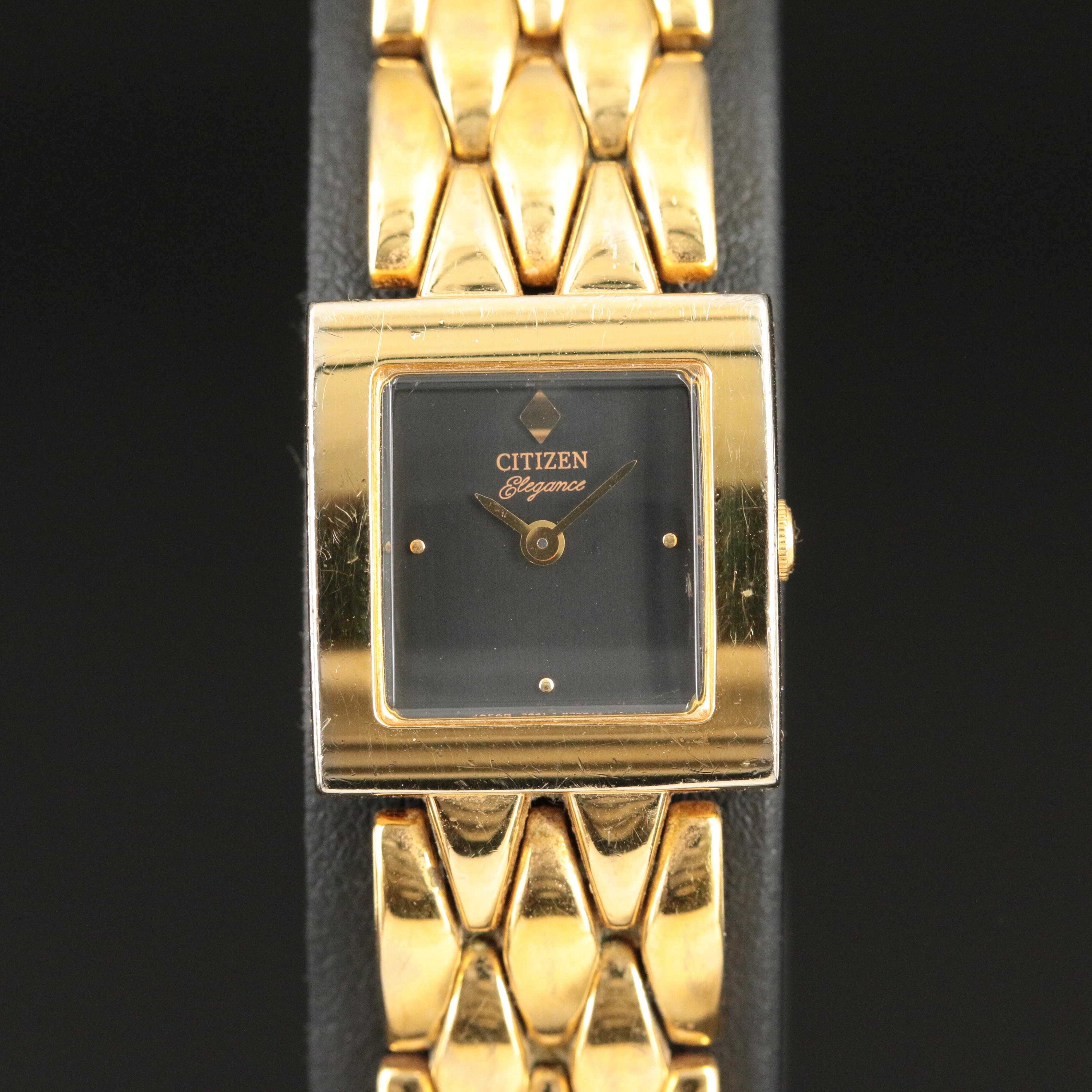 Citizen Elegance Quartz Gold-Tone Watch