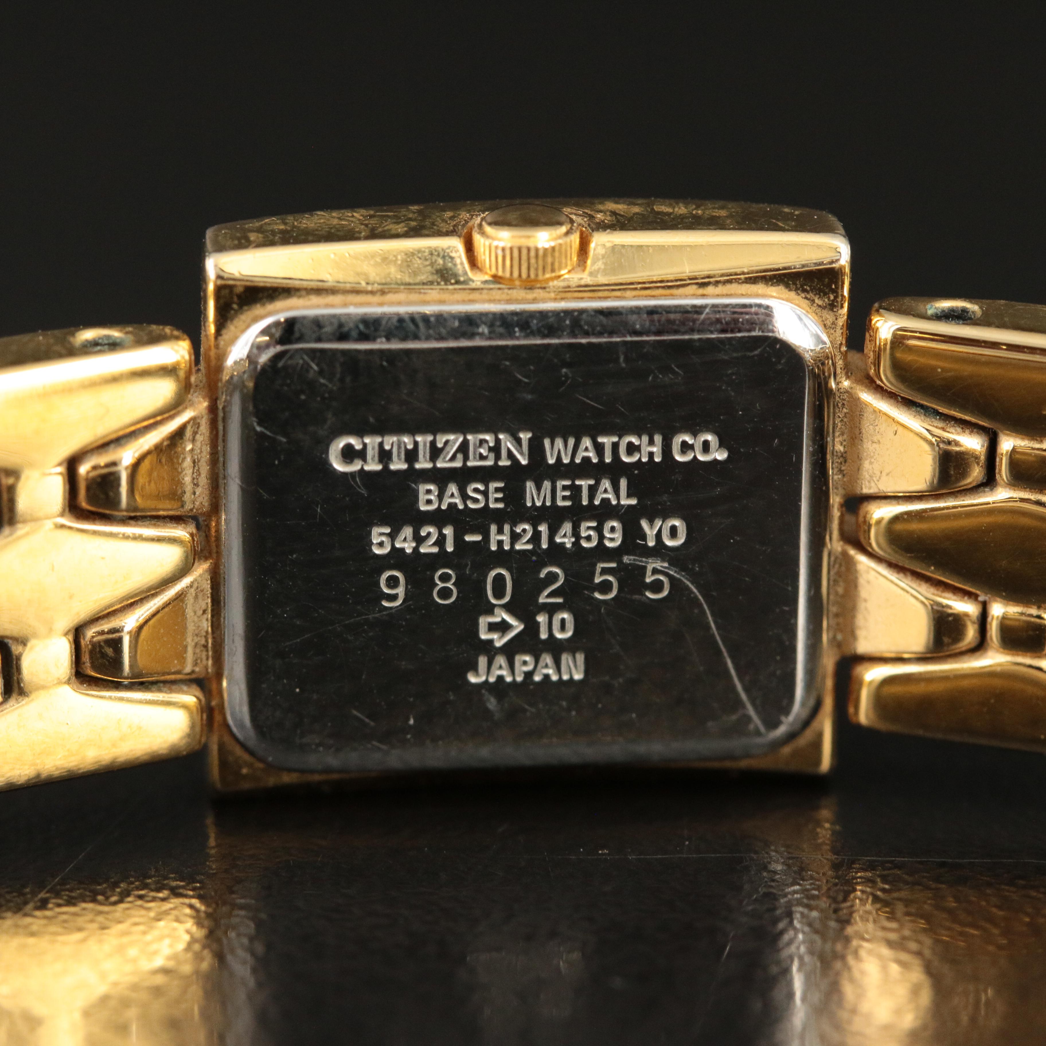 Citizen Elegance Quartz Gold-Tone Watch