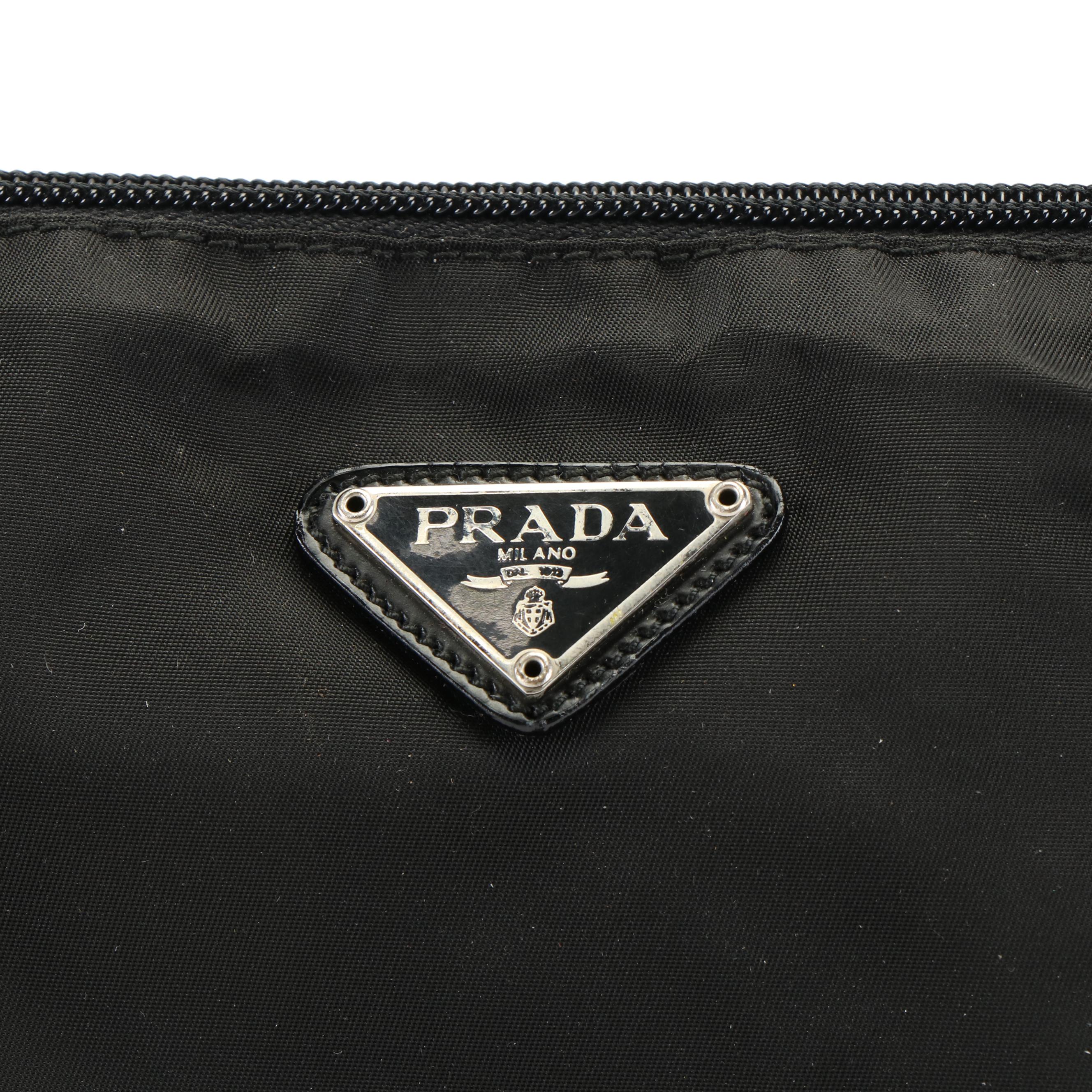 Prada Tessuto Nylon Zippered Accessories Pouch