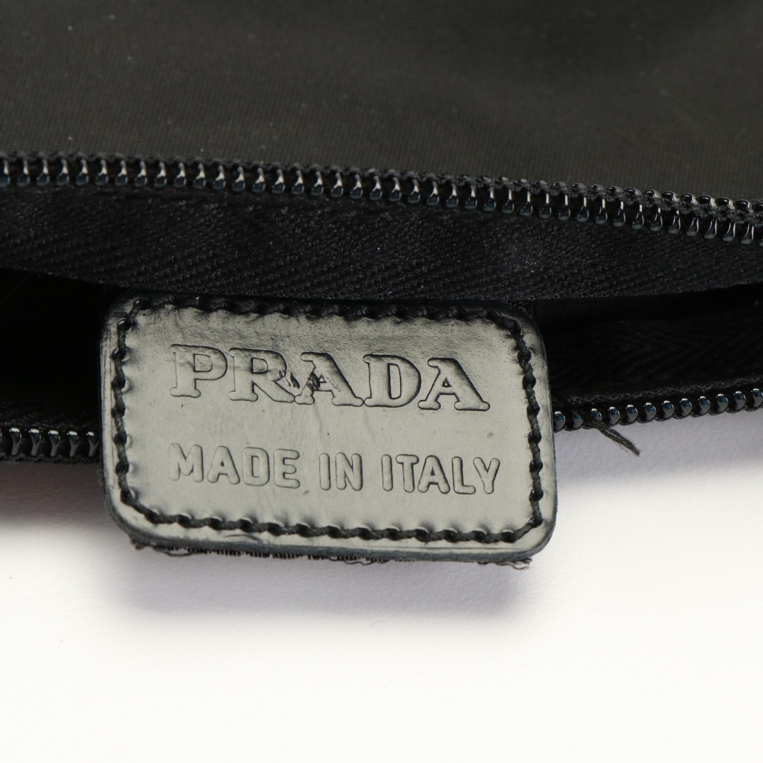Prada Tessuto Nylon Zippered Accessories Pouch