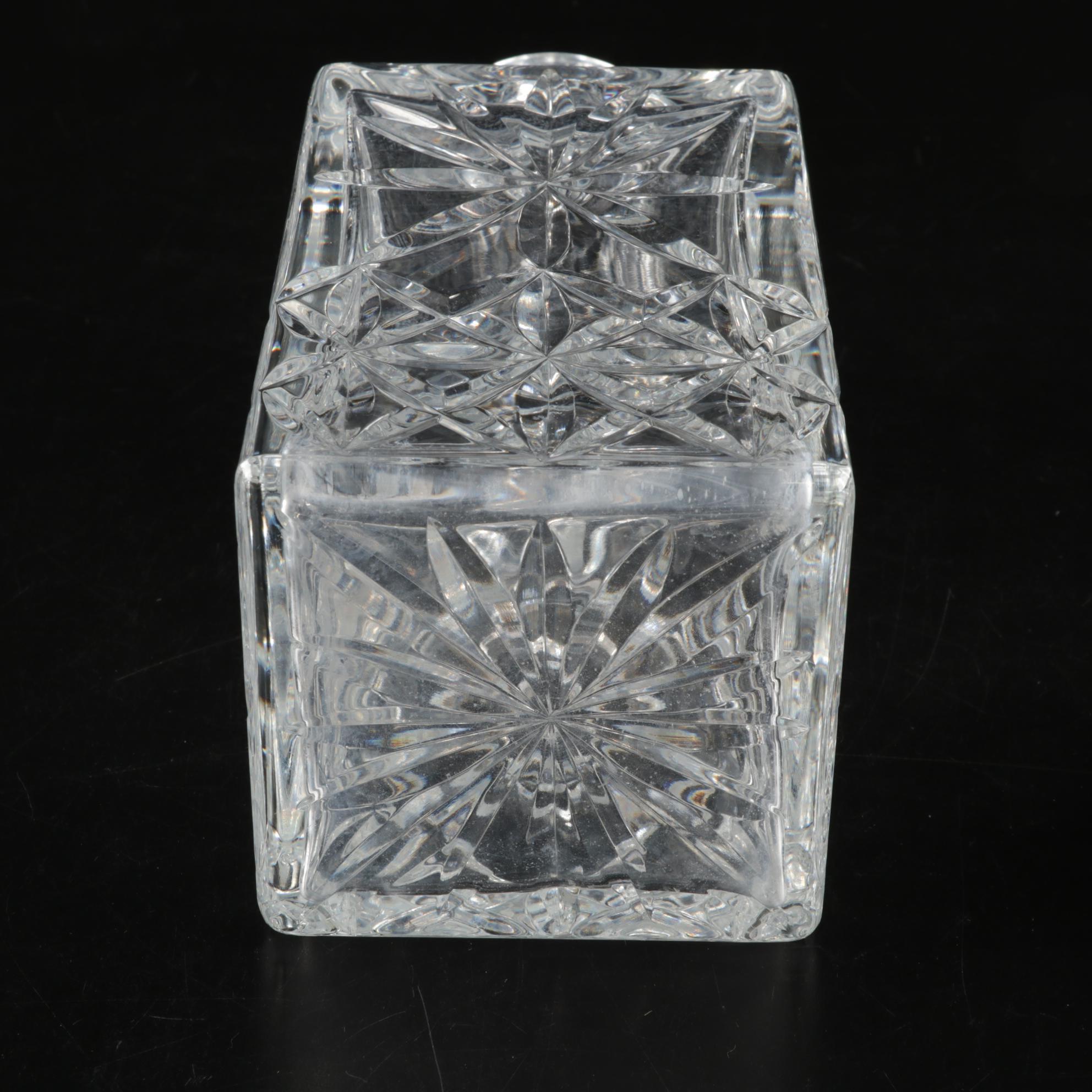 Lenox "Charleston" Crystal Bowl, Royal "Shannon" Wine Stems And Crystal Decanter