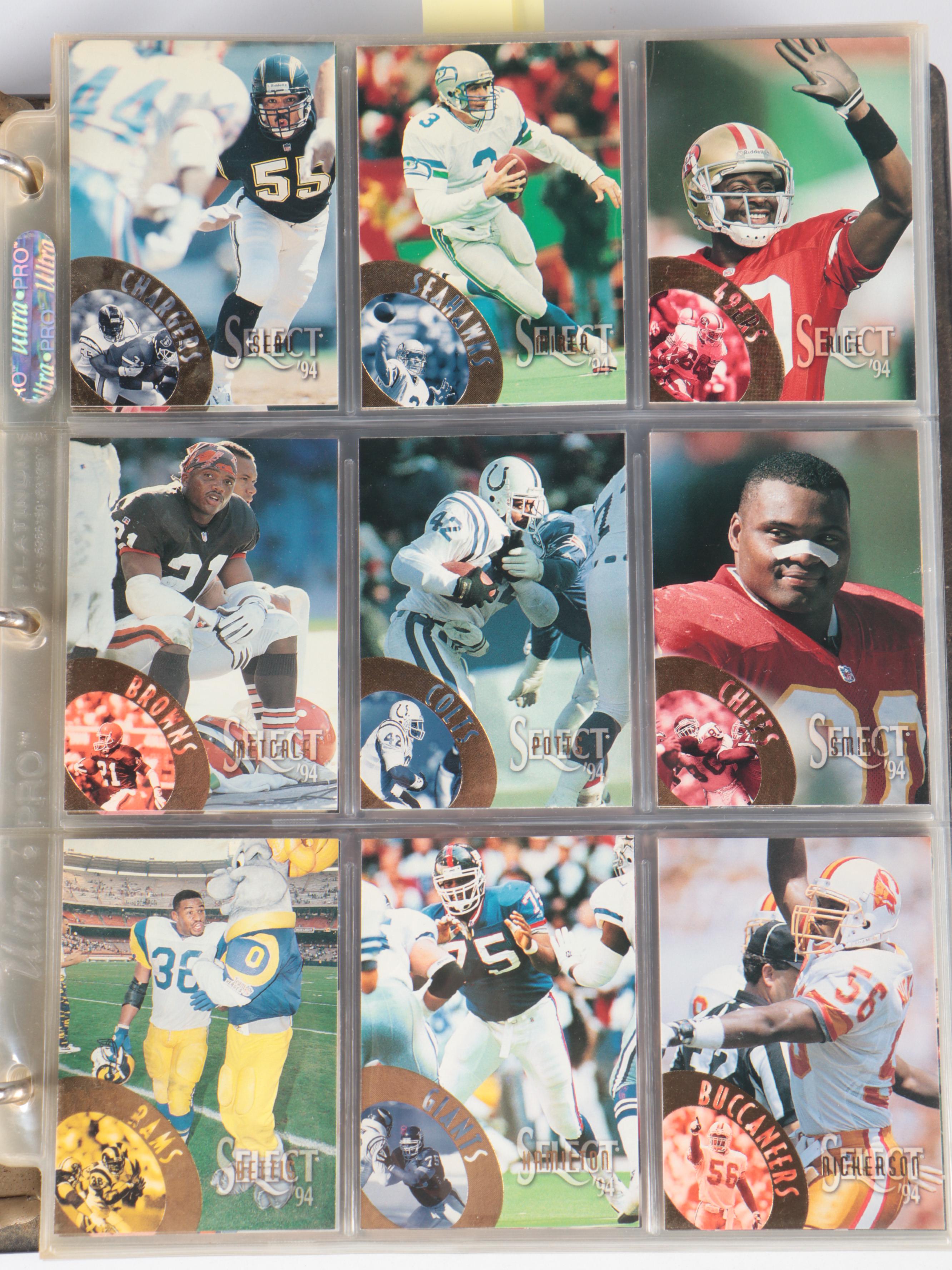Cincinnati Bengals Signed with Other Football Cards, Late 20th Century