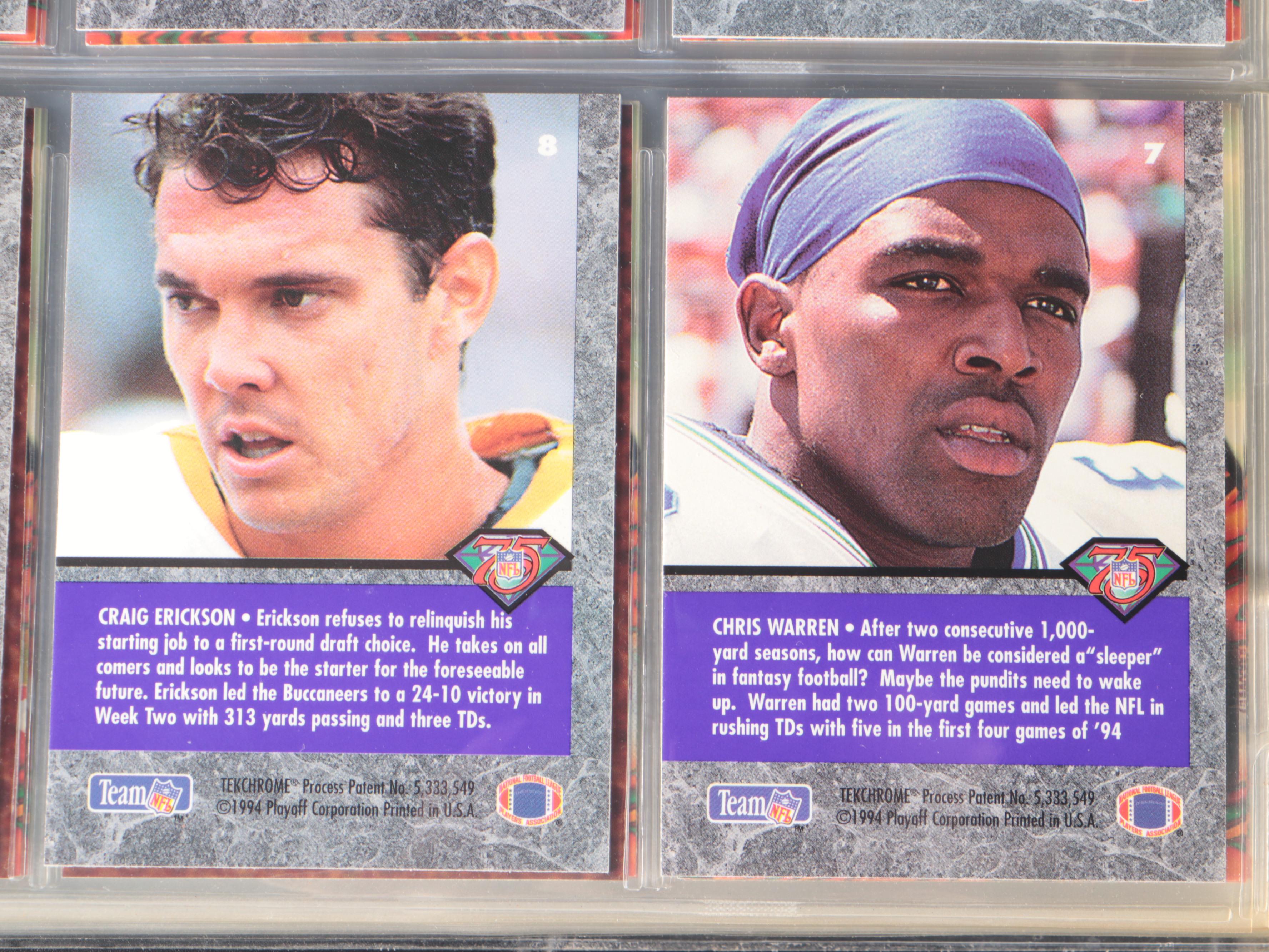 Cincinnati Bengals Signed with Other Football Cards, Late 20th Century