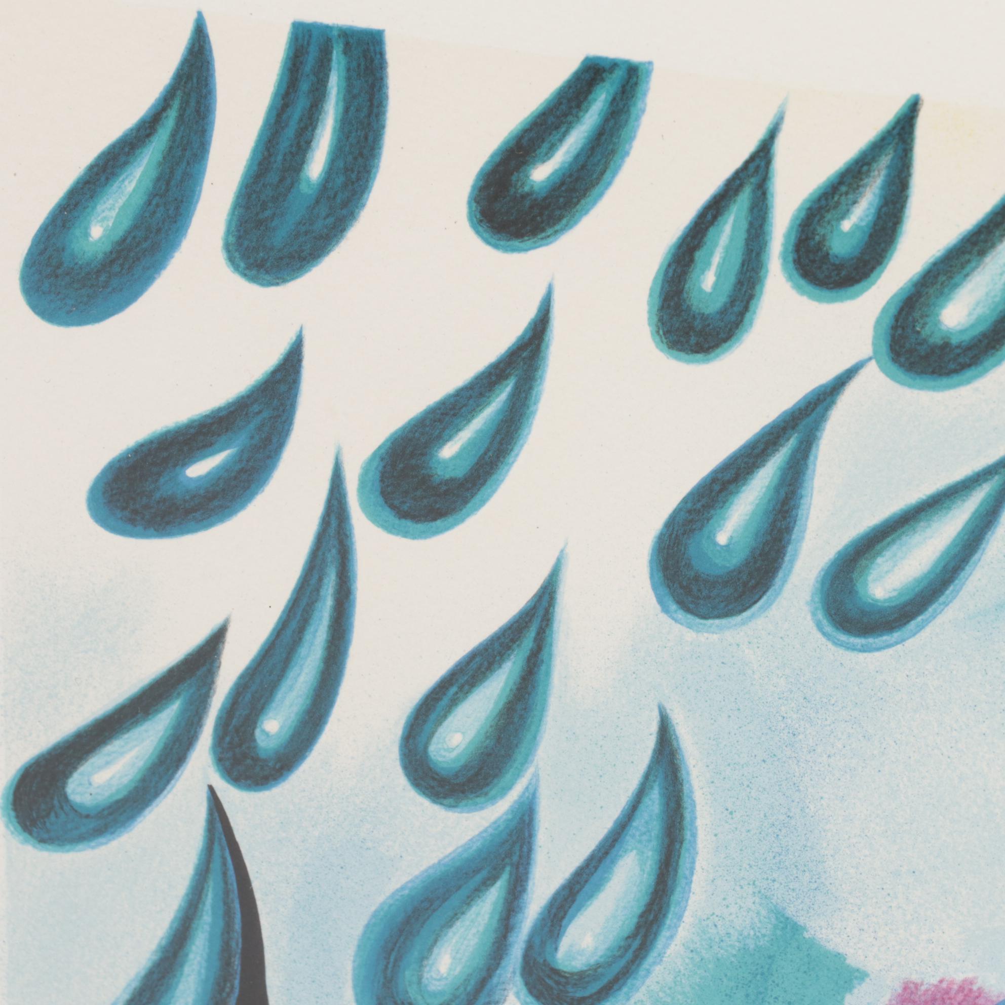 Salvador Dalí Color Lithograph "The Pool of Tears," 1969