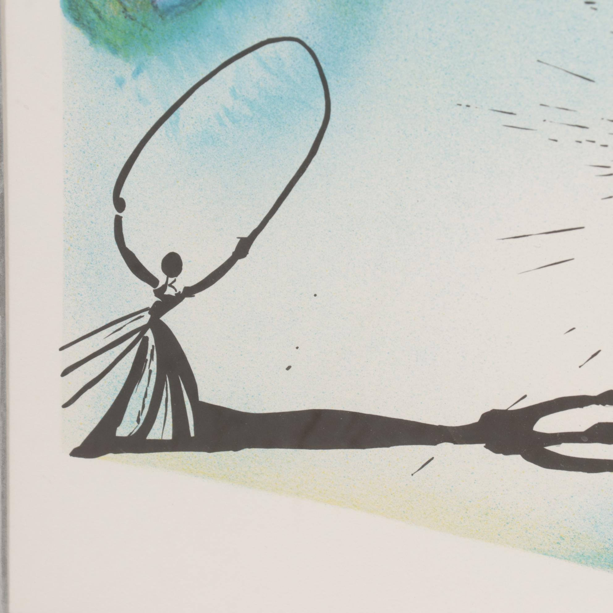 Salvador Dalí Color Lithograph "The Pool of Tears," 1969