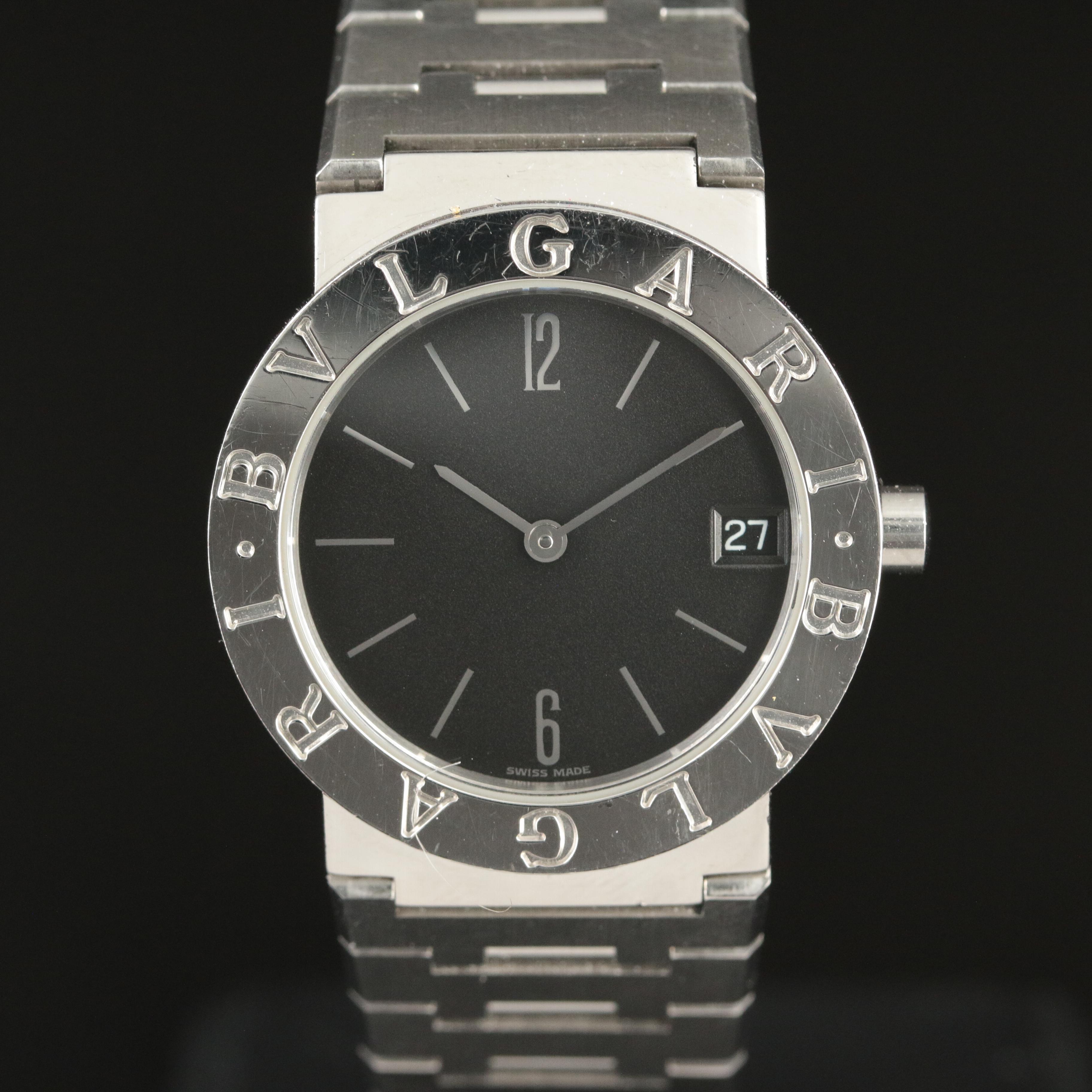 BVLGARI Stainless Steel Quartz Watch