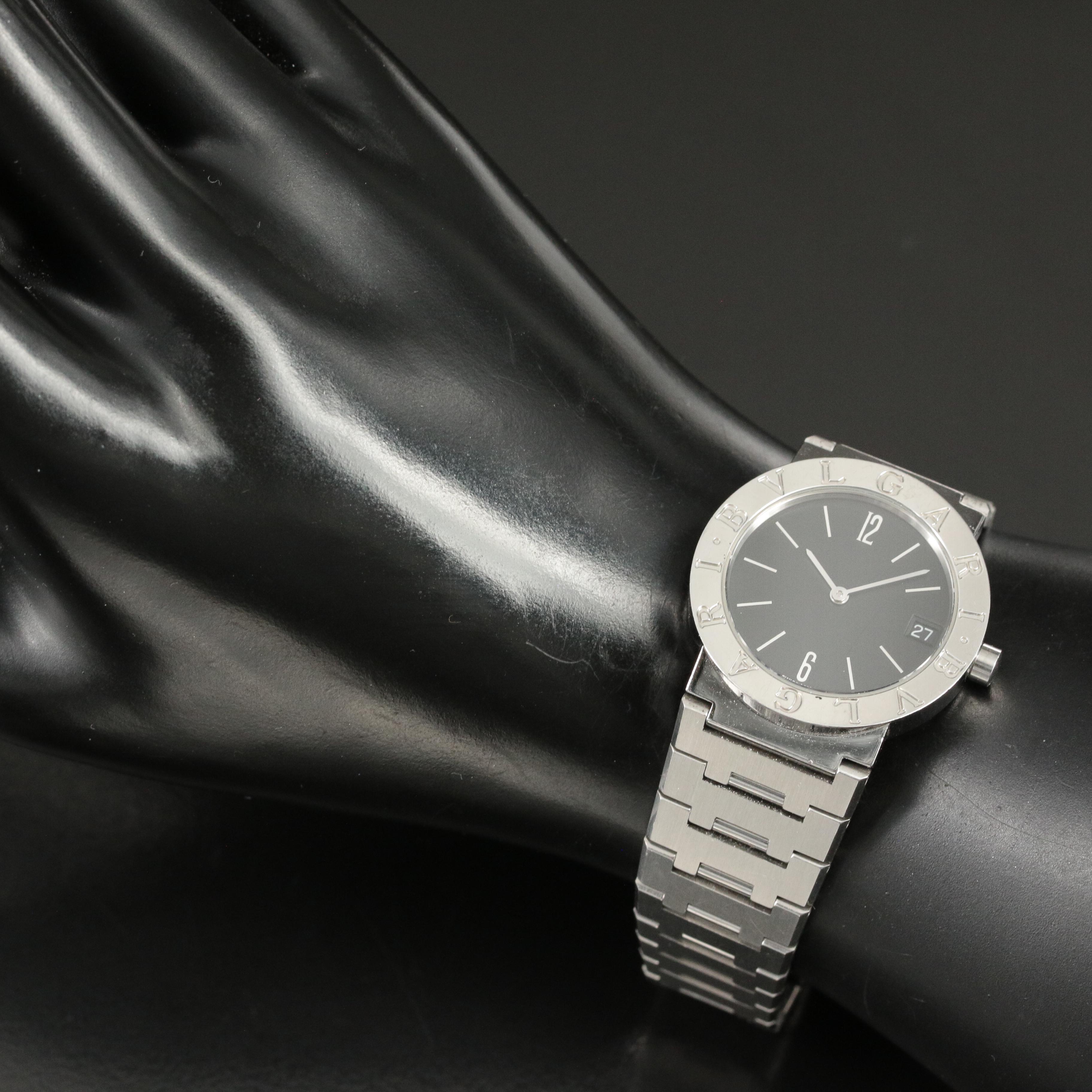 BVLGARI Stainless Steel Quartz Watch