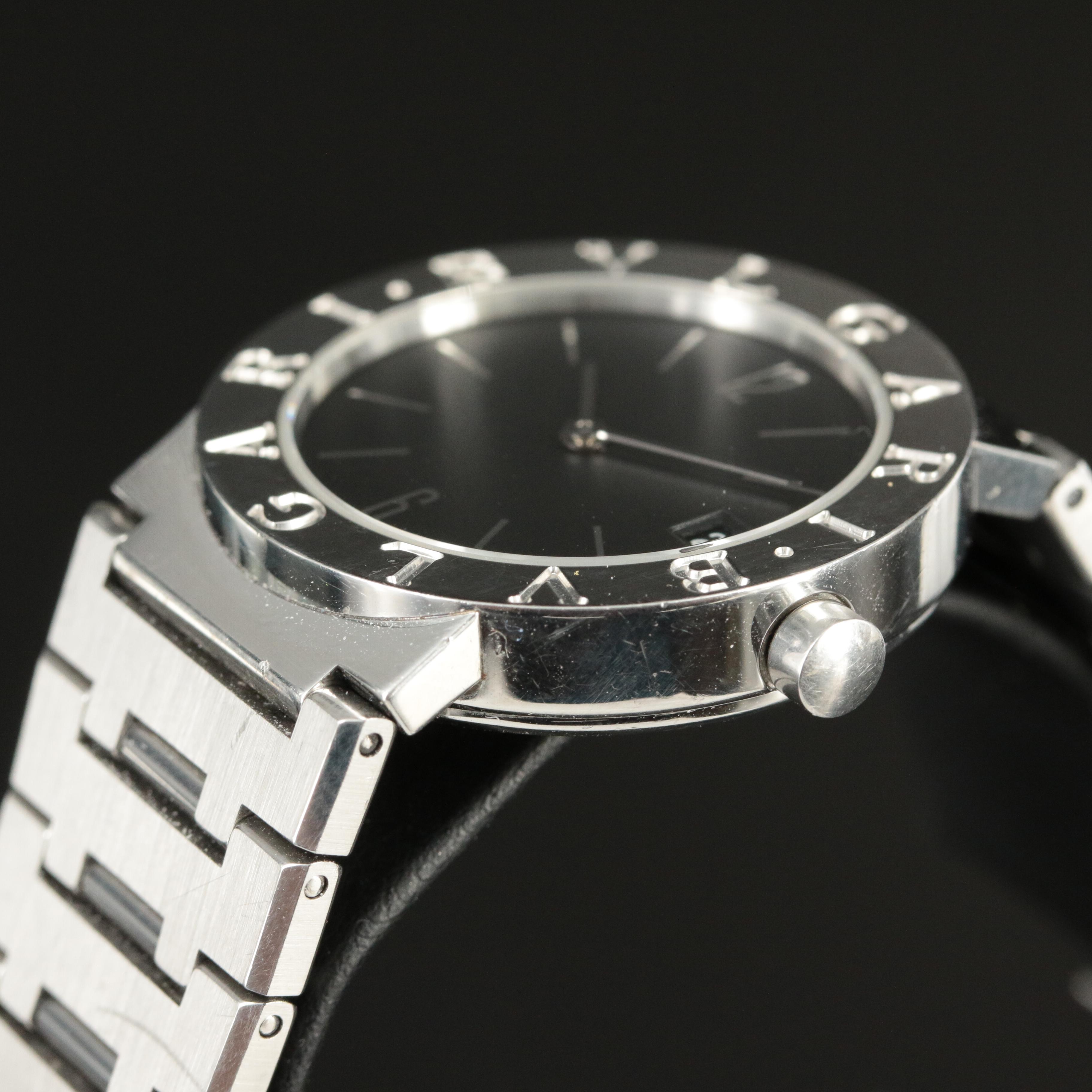 BVLGARI Stainless Steel Quartz Watch
