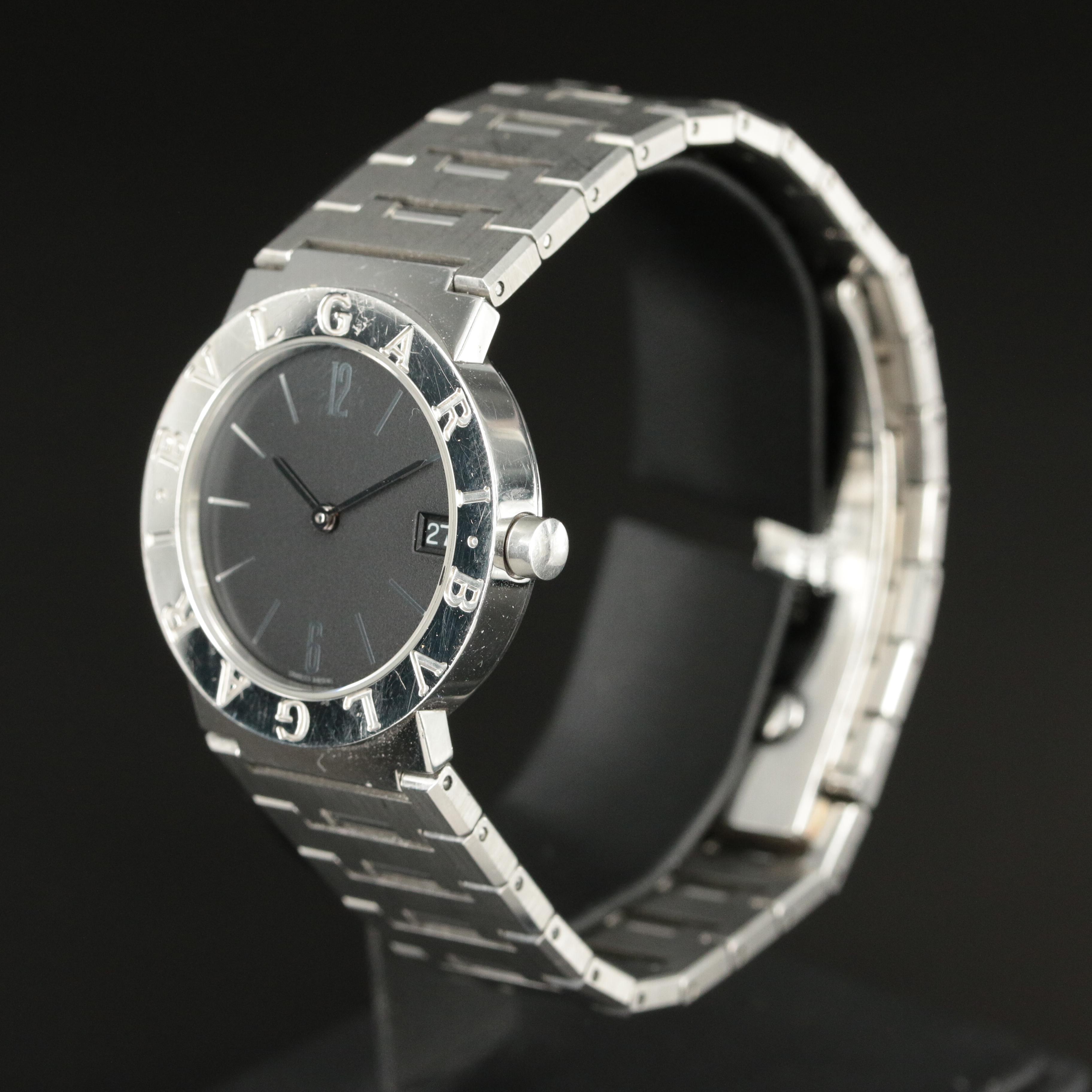BVLGARI Stainless Steel Quartz Watch
