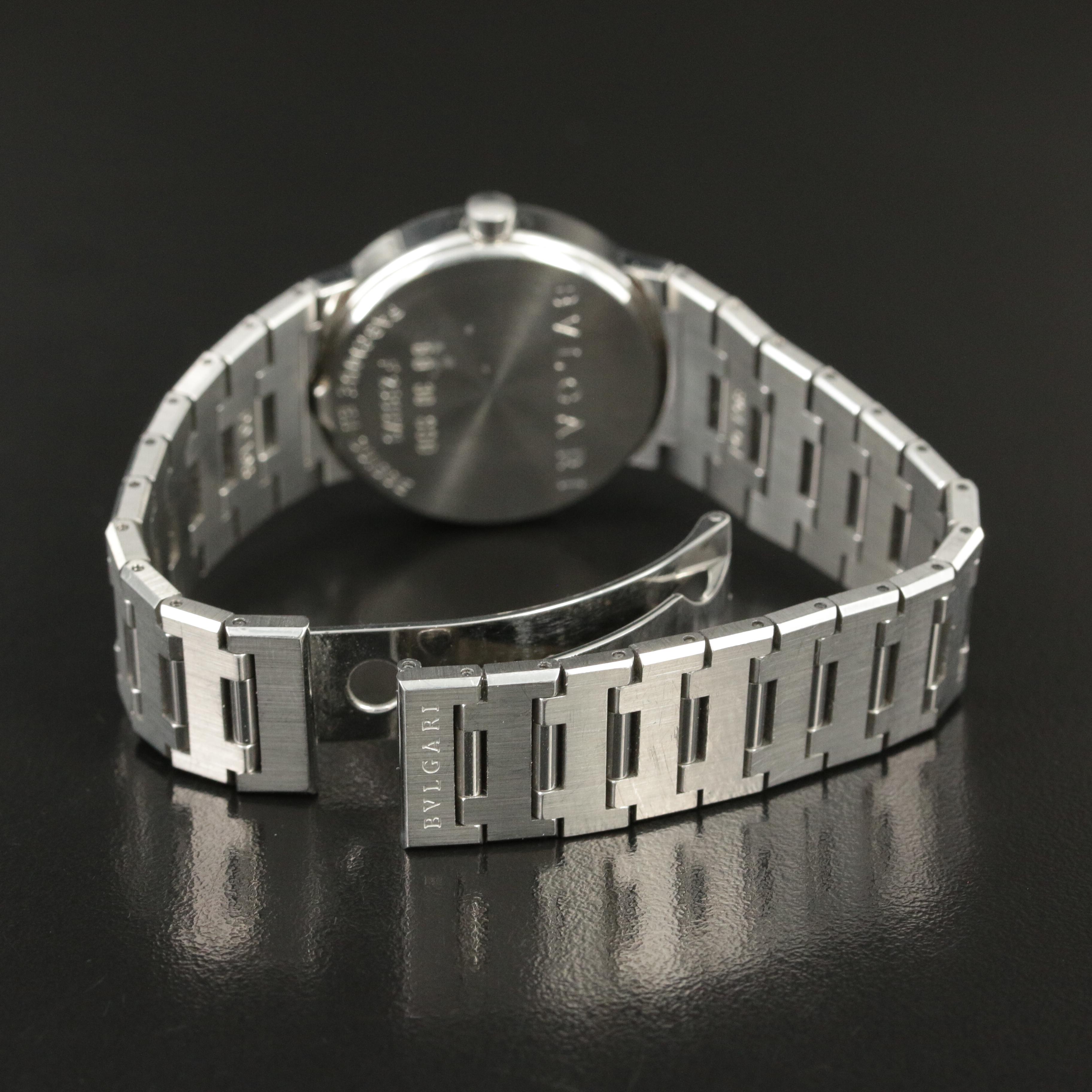 BVLGARI Stainless Steel Quartz Watch