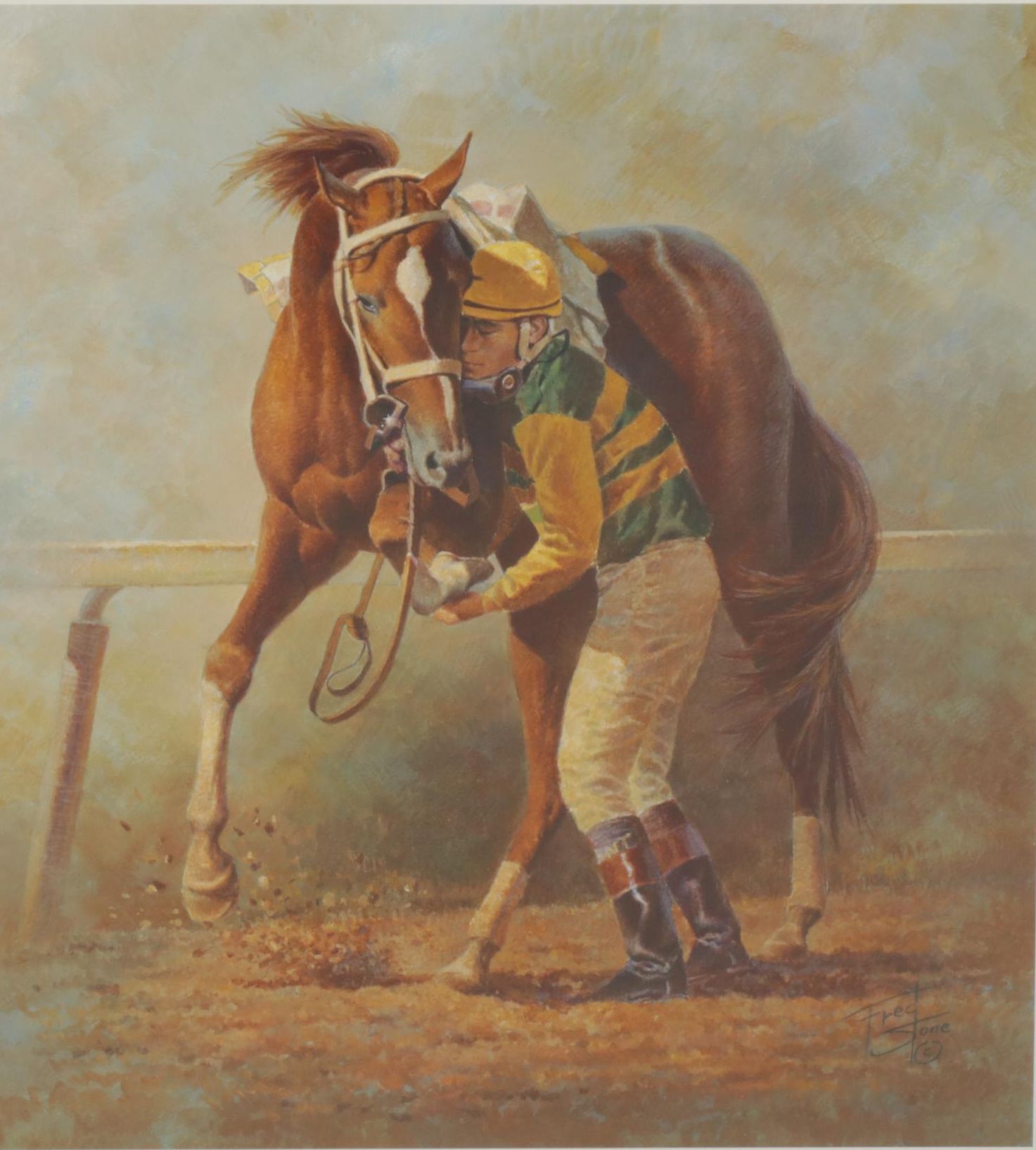 Fred Stone Offset Lithograph "Moment of the Year," 1999