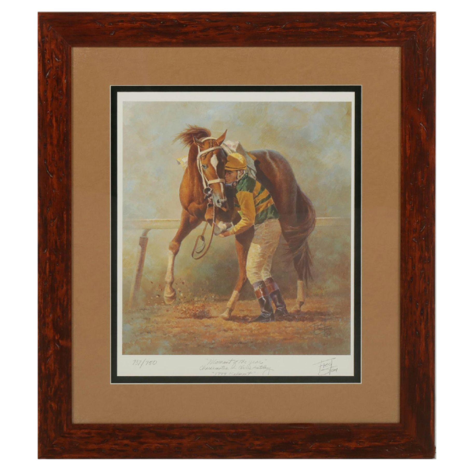 Fred Stone Offset Lithograph "Moment of the Year," 1999