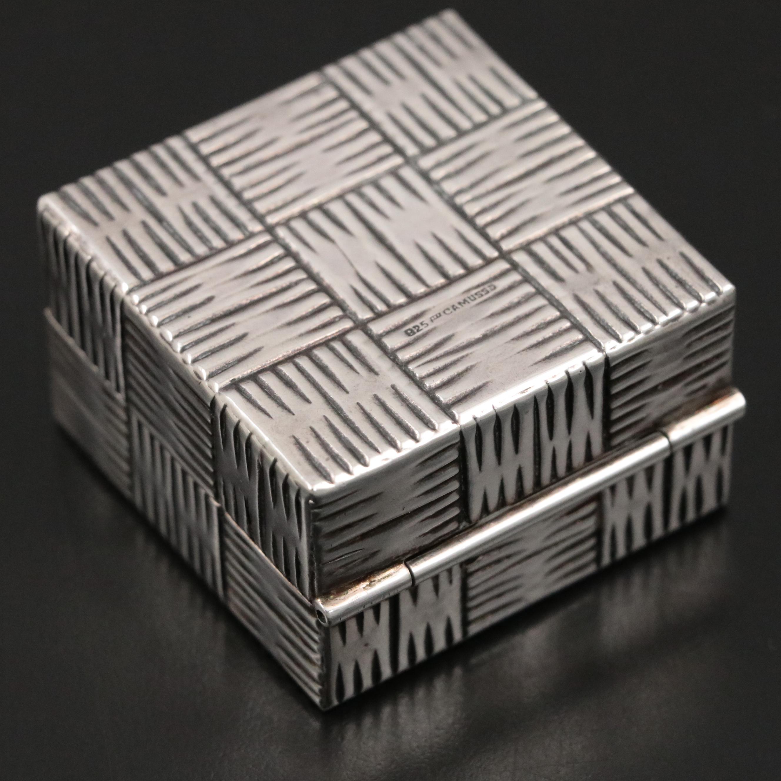 Camusso Peruvian Sterling Silver Box