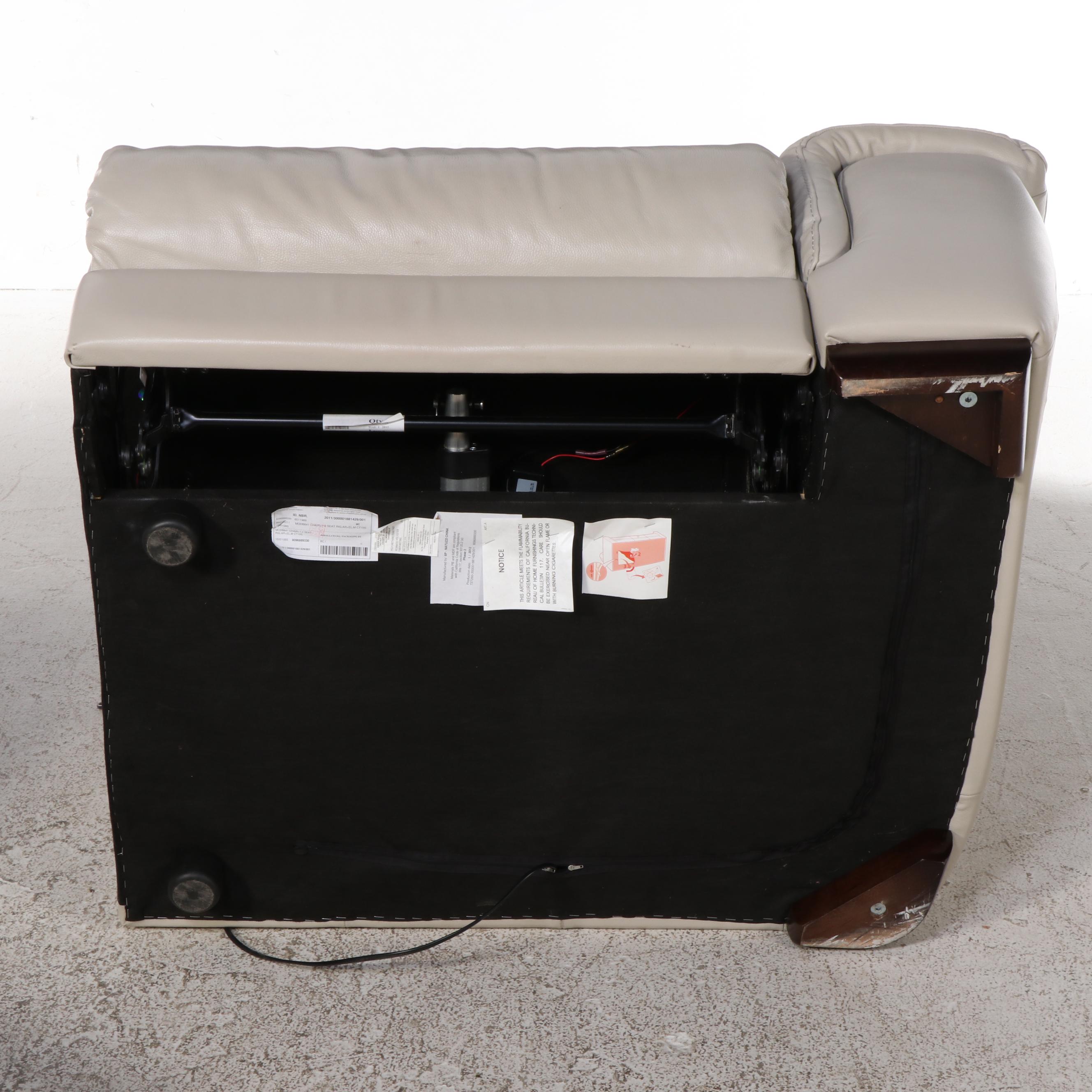 Natuzzi Leather Power Reclining Sectional Sofa