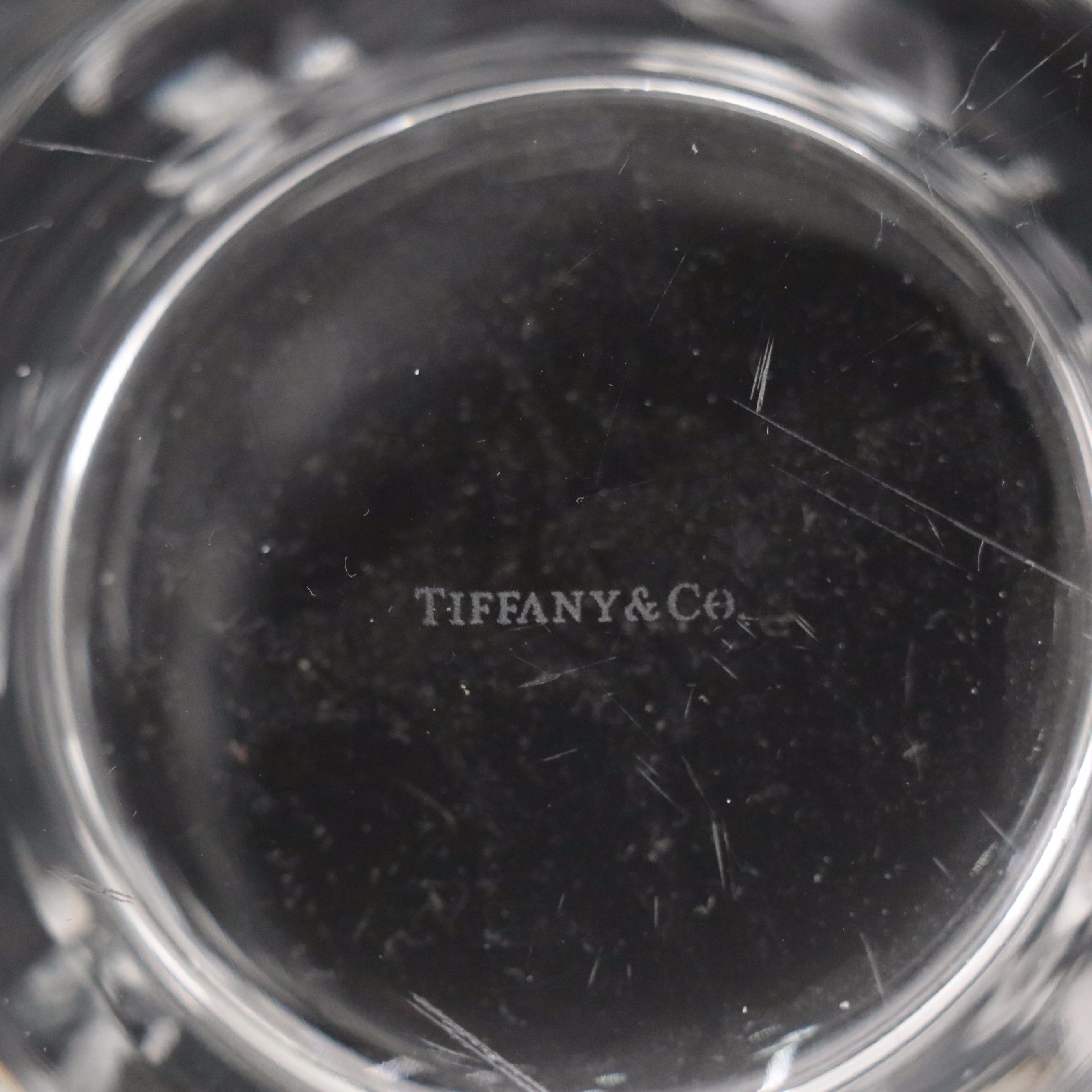 Tiffany & Co. Leaf Motif Cut Crystal Vase