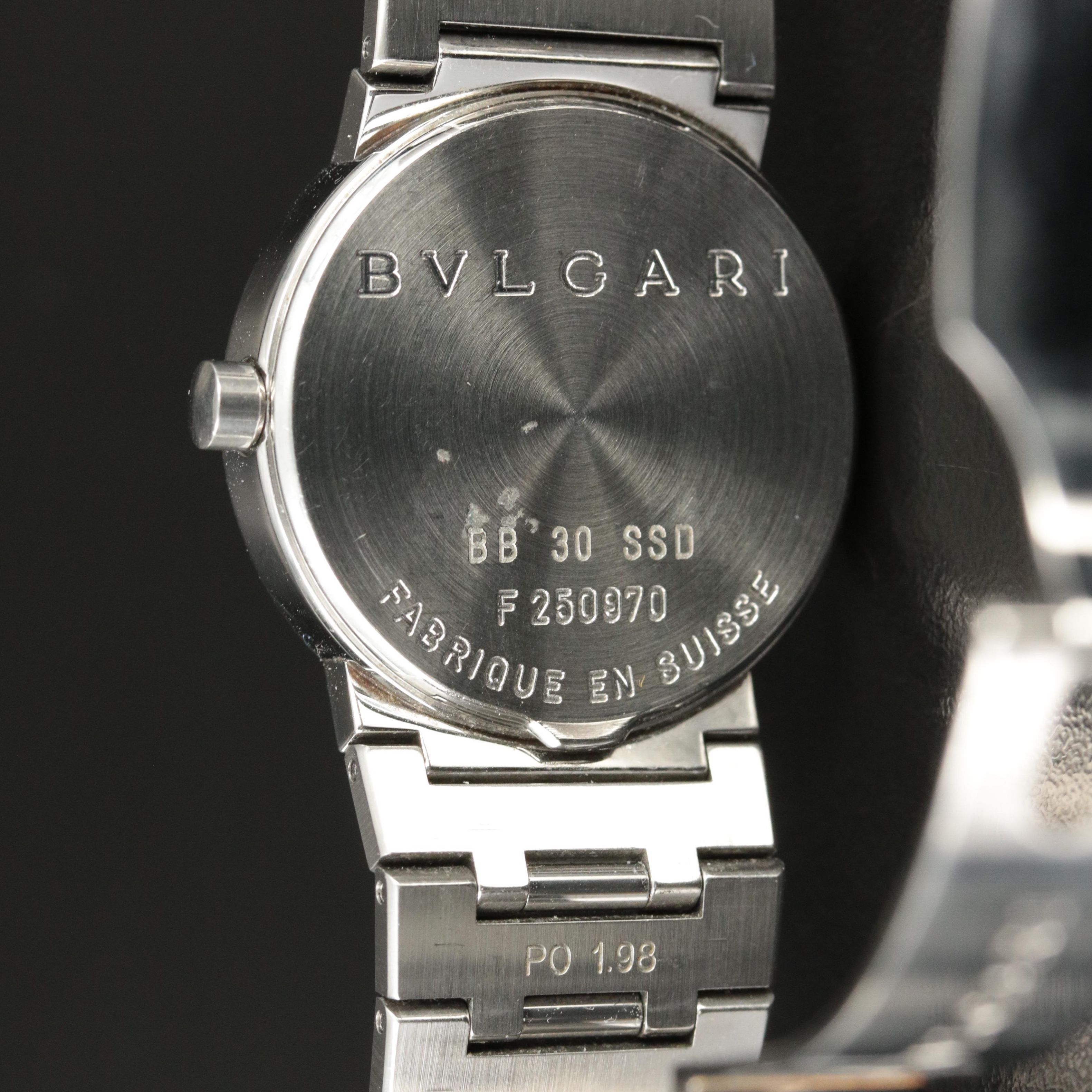 BVLGARI Stainless Steel Quartz Watch