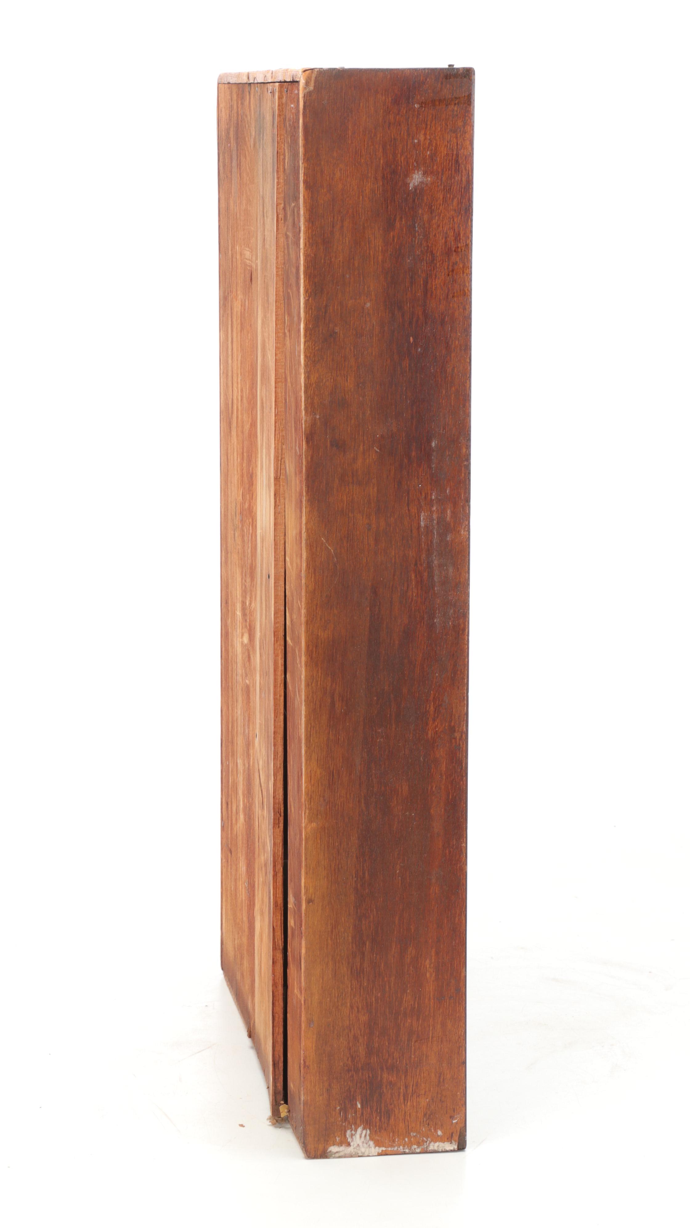 Forestville Clock Co. Mahogany Ogee Frame Wall Clock, Late 19th Century