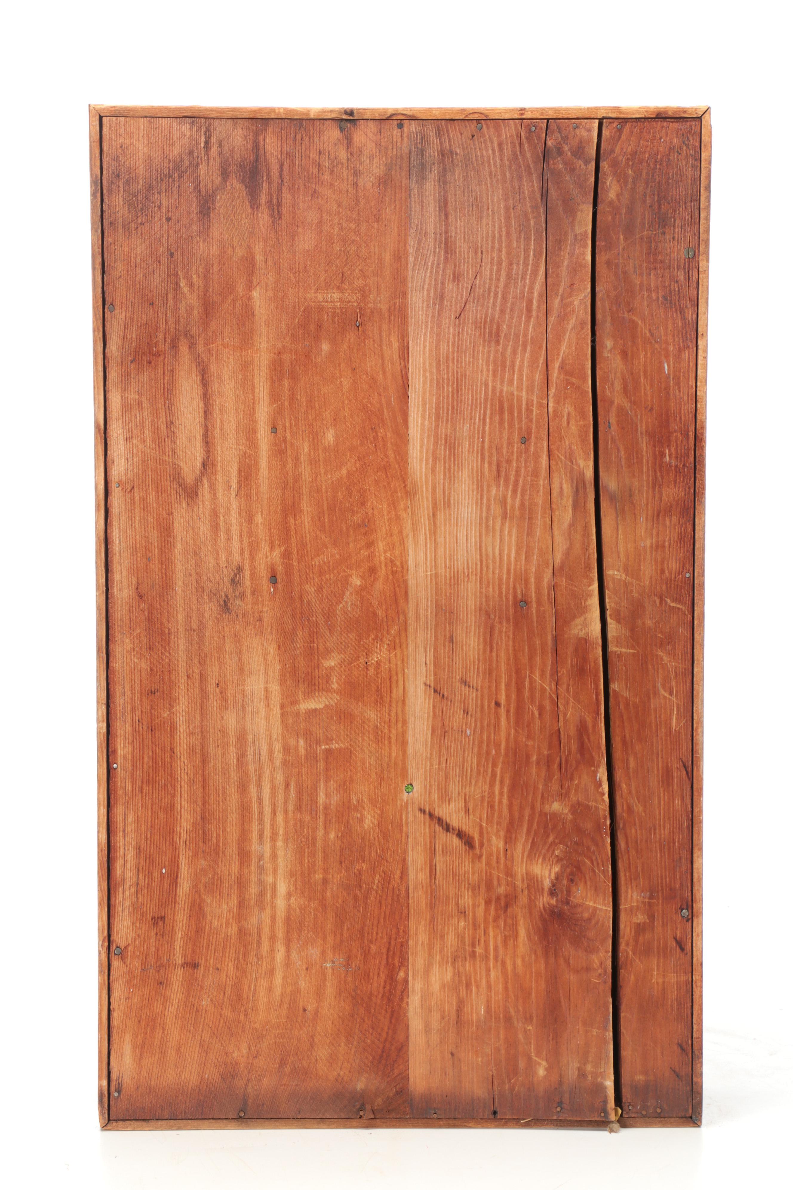 Forestville Clock Co. Mahogany Ogee Frame Wall Clock, Late 19th Century