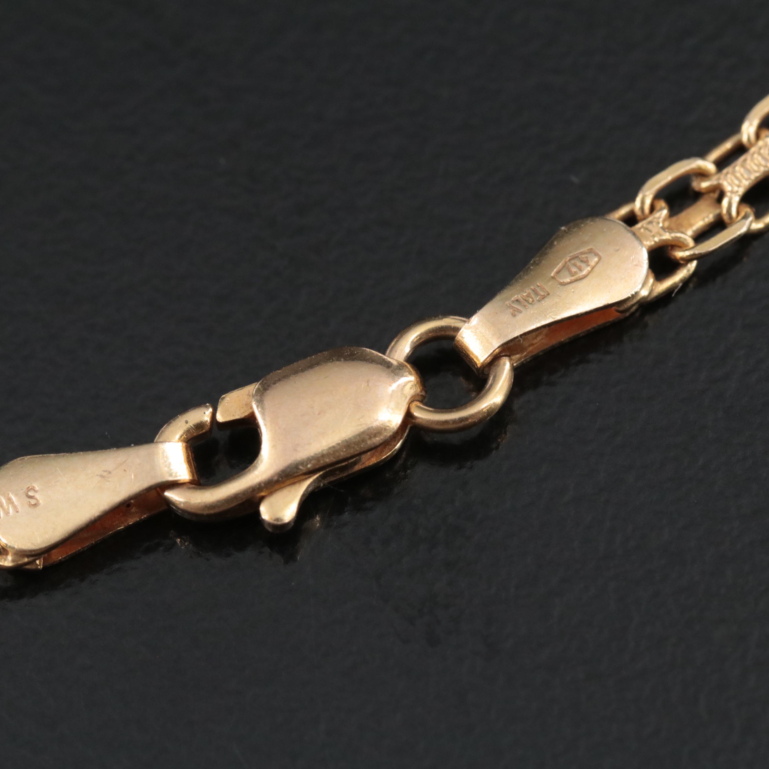 10K Bismark Chain Necklace