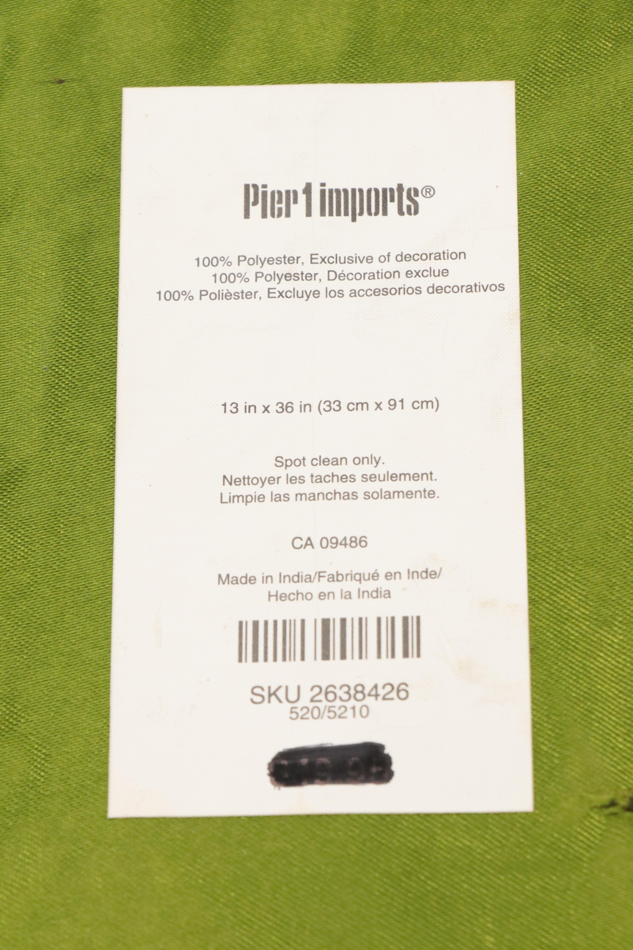 Pier 1 and Other Beaded Table Runners