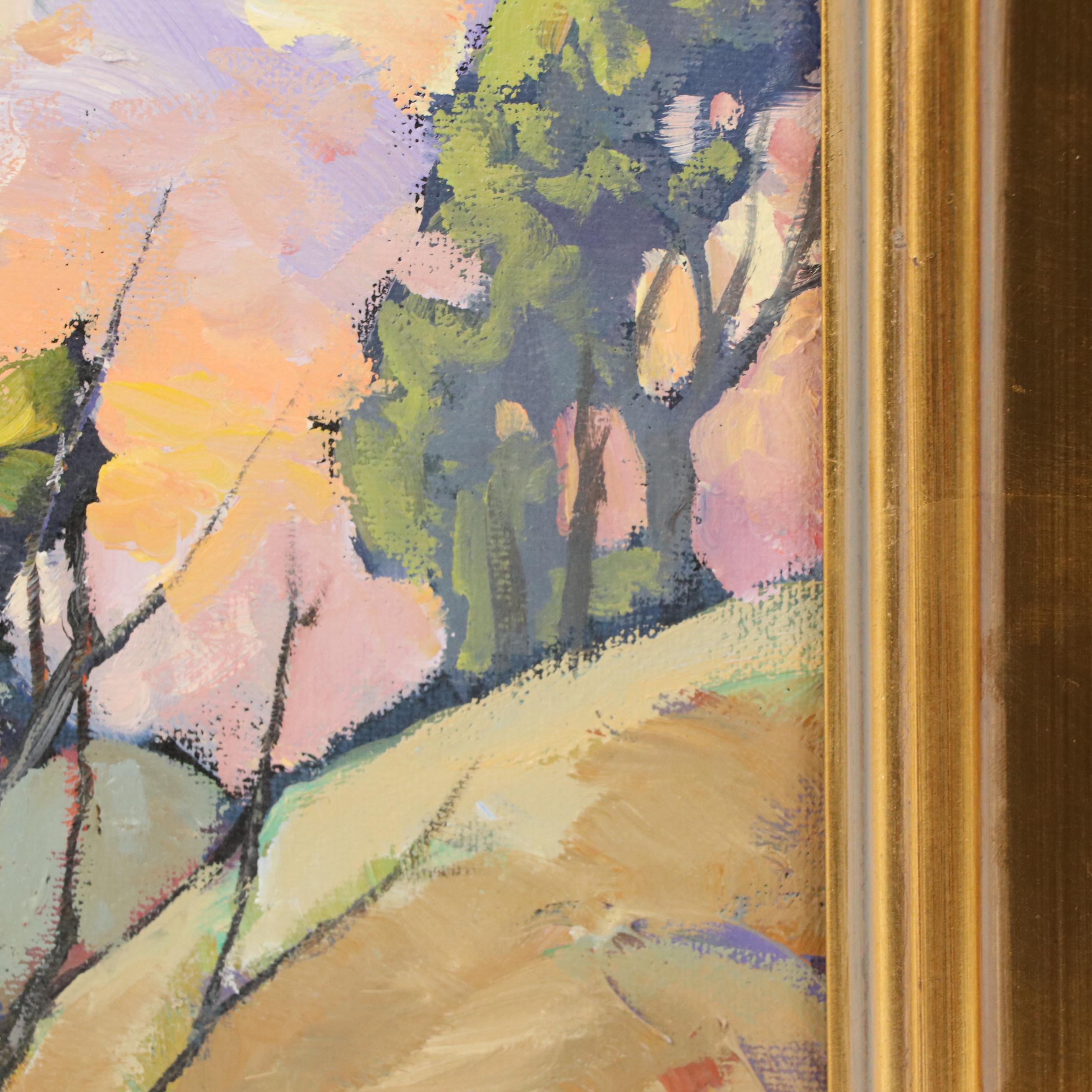 William Hawkins Landscape Oil Painting