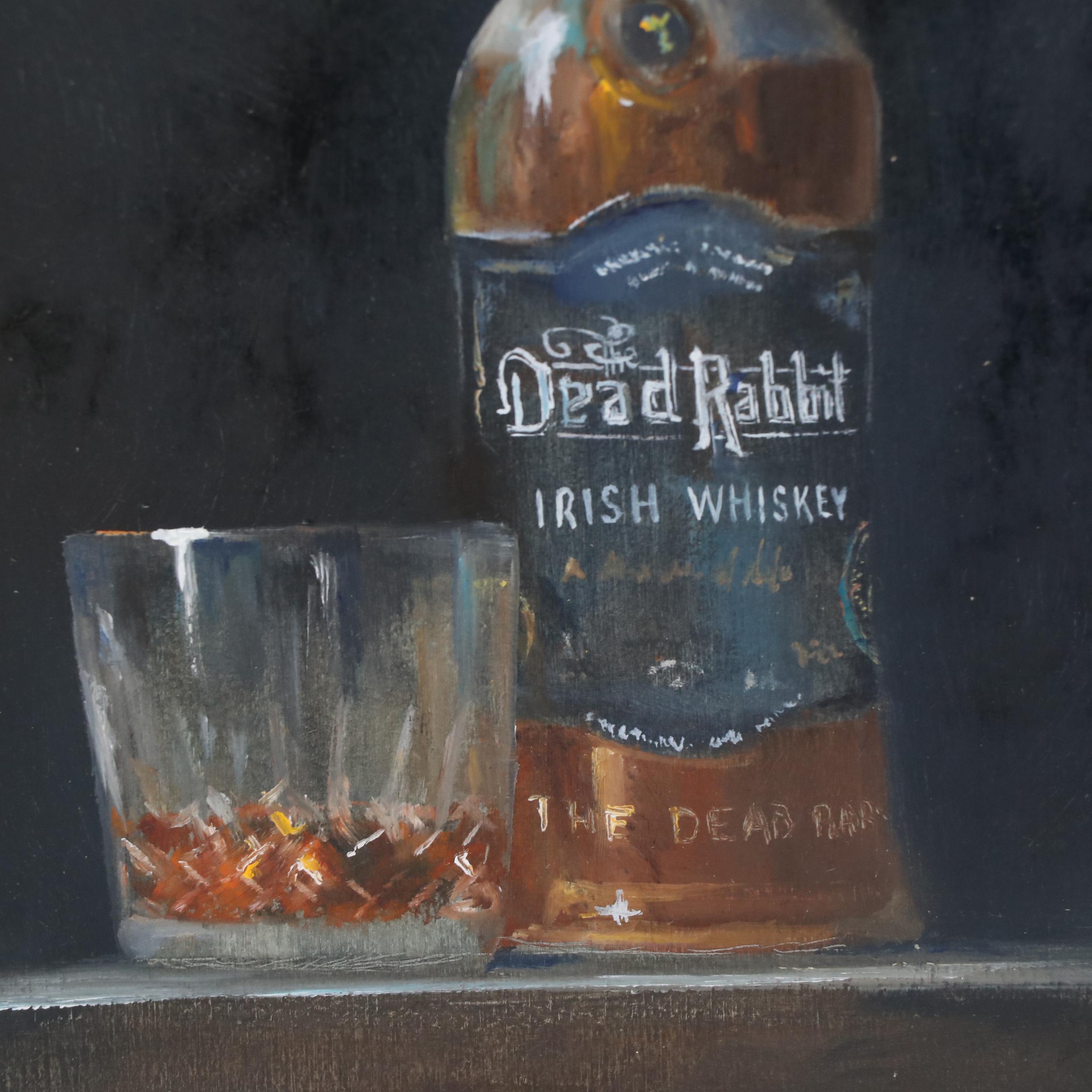 William Jamison Oil Still Life of Irish Whiskey, 2023