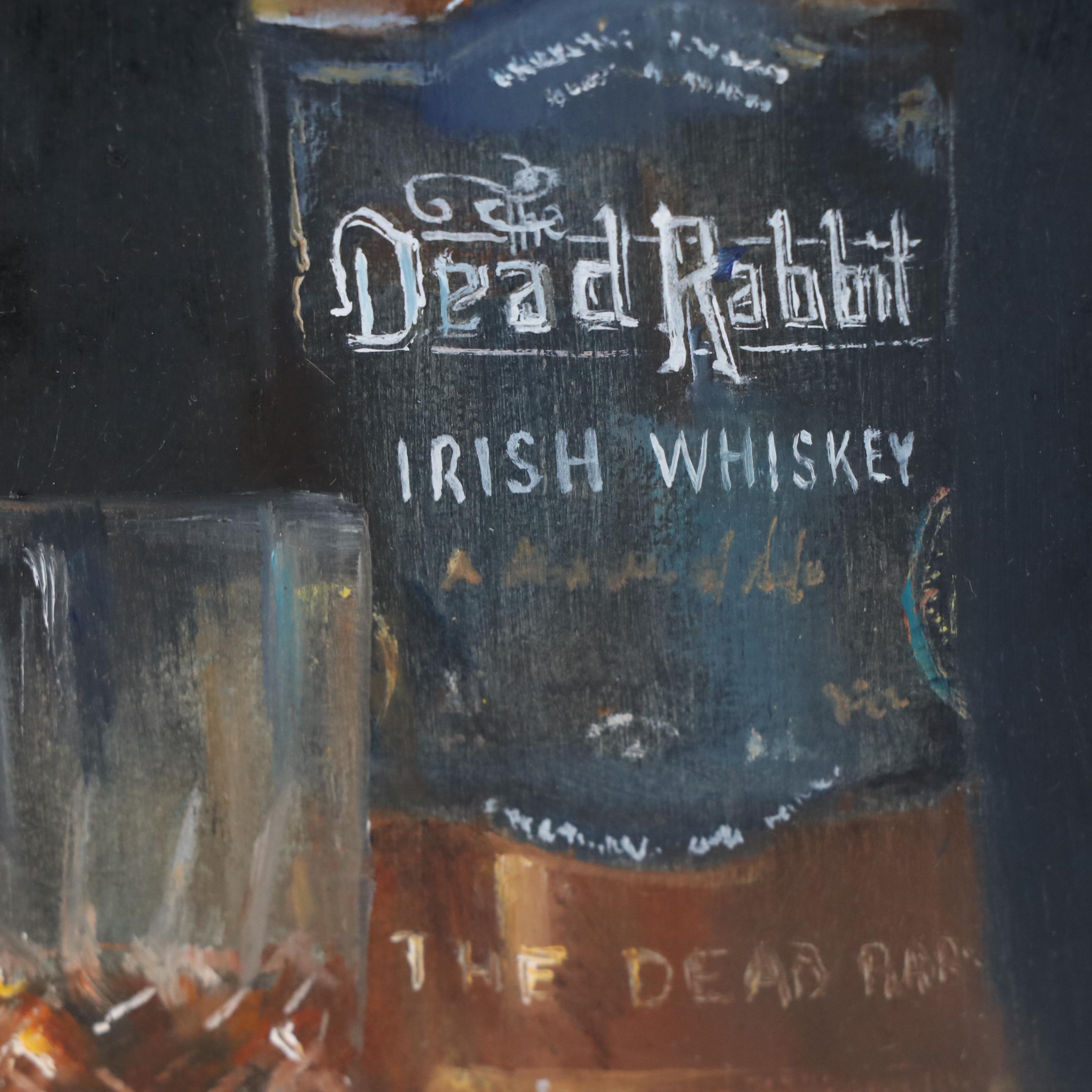 William Jamison Oil Still Life of Irish Whiskey, 2023