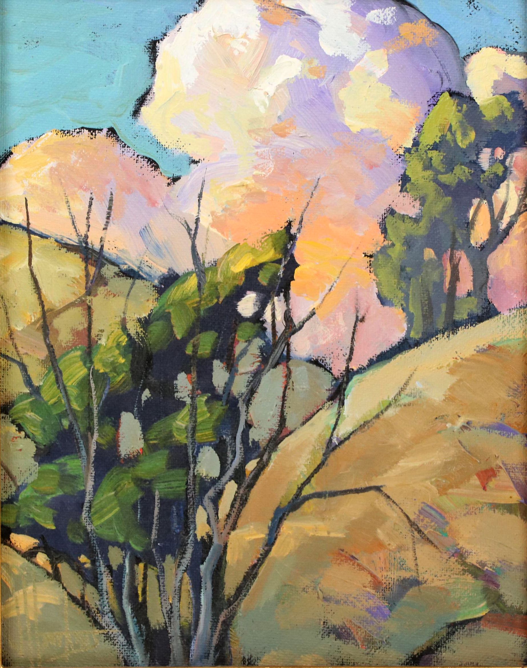 William Hawkins Landscape Oil Painting