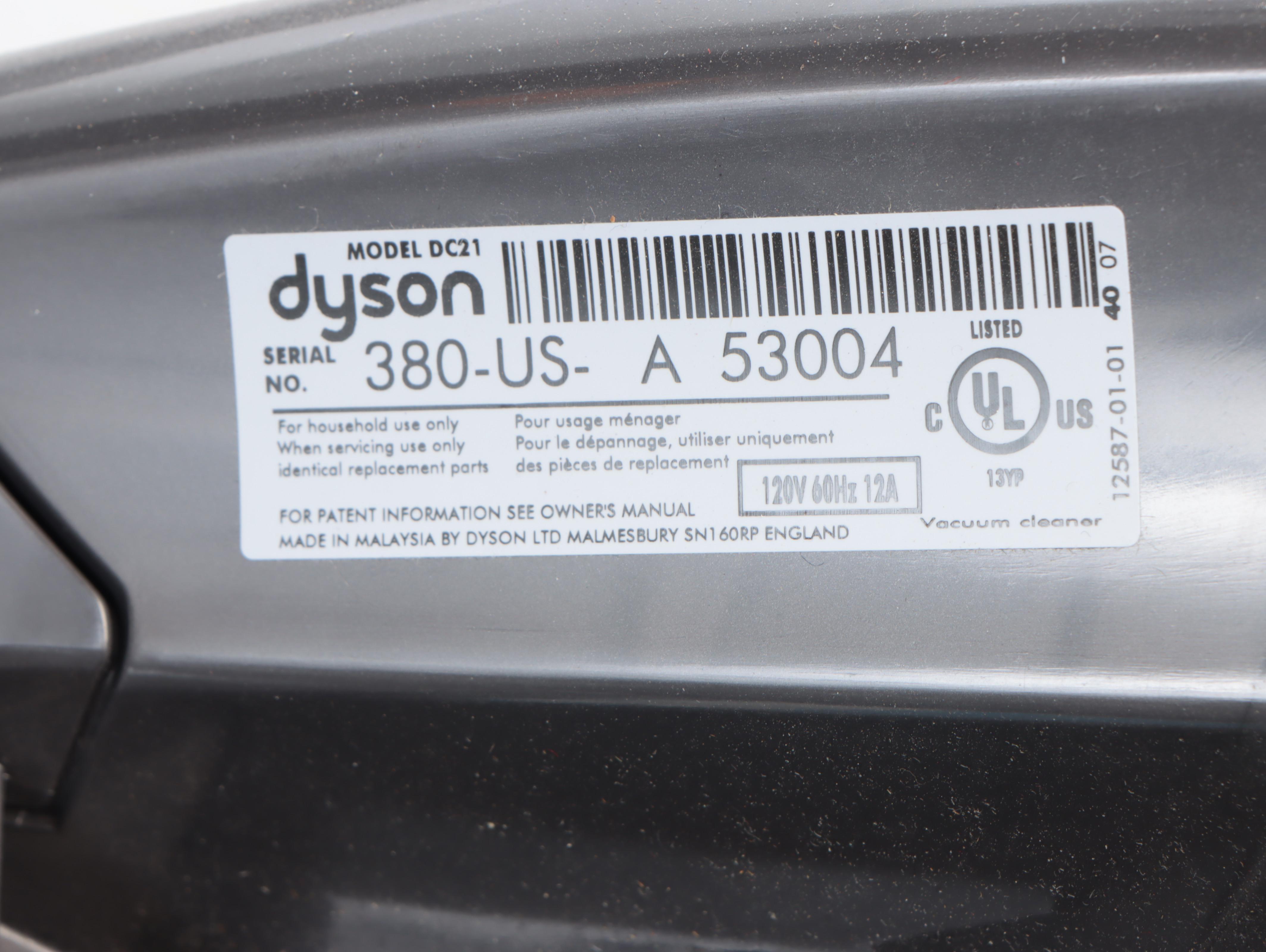 Dyson DC21 Stowaway Bagless Canister Vacuum