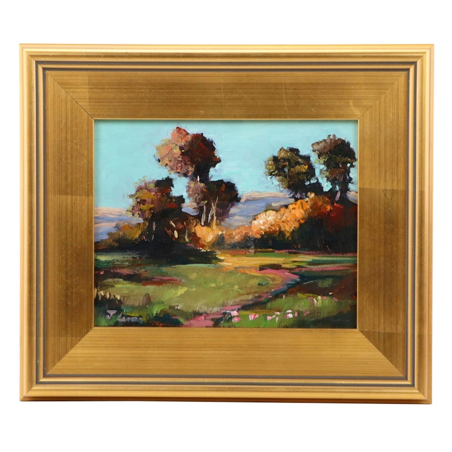 José M. Lima Oil Landscape Painting