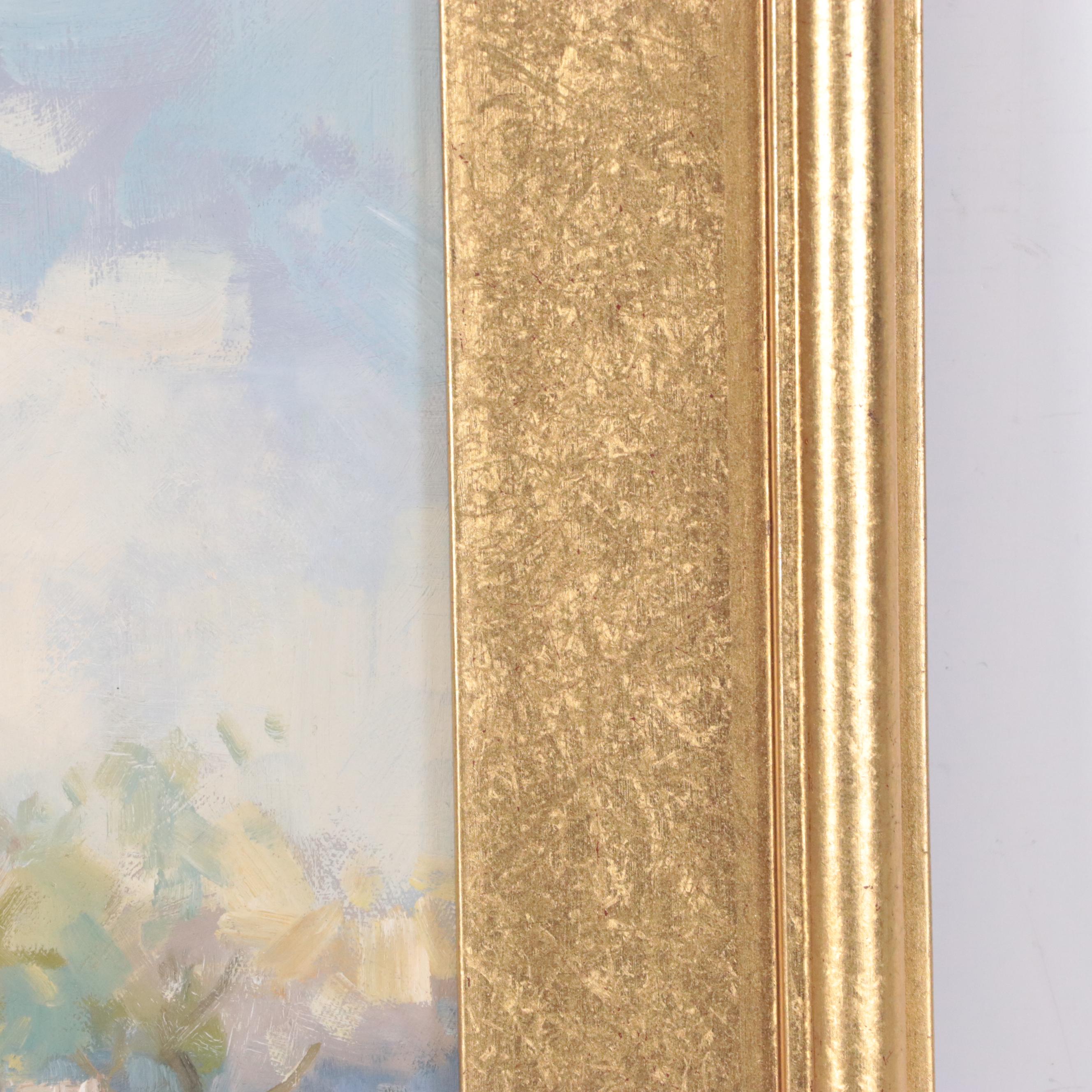 Alla Prima Landscape Oil Painting, 21st Century