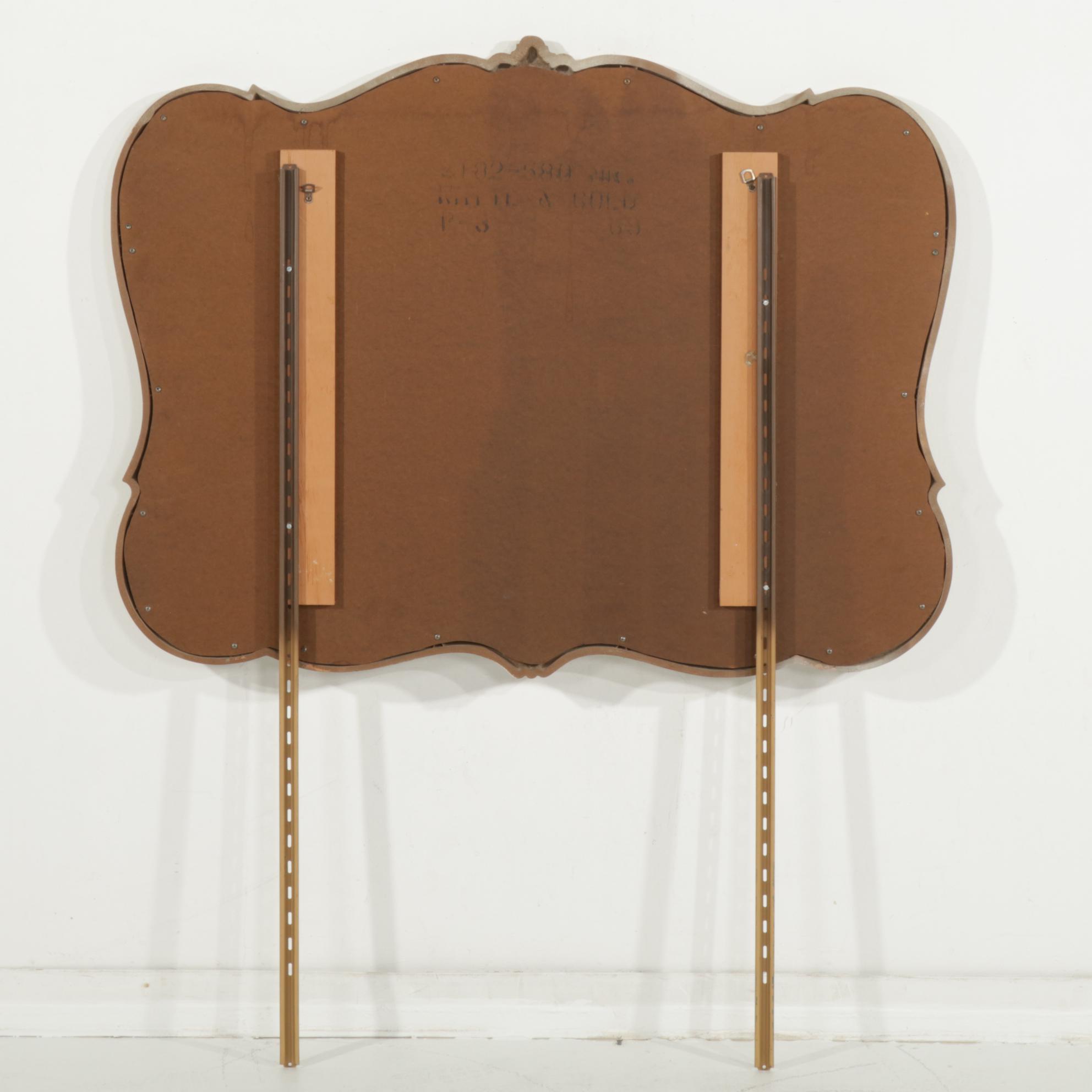 French Provincial Style Painted Wood and Gilt-Decorated Bedroom Suite