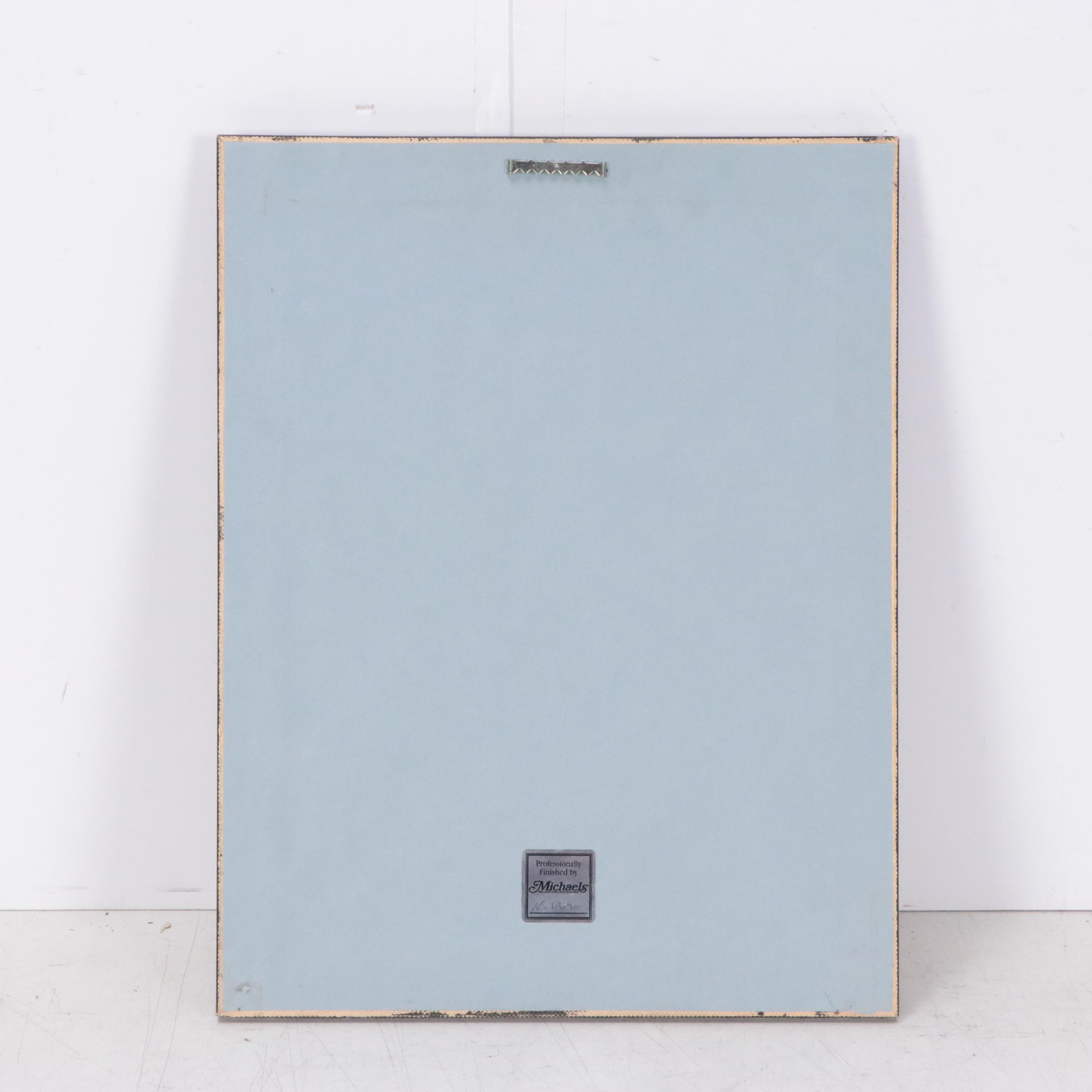 Lake Landscape Etching