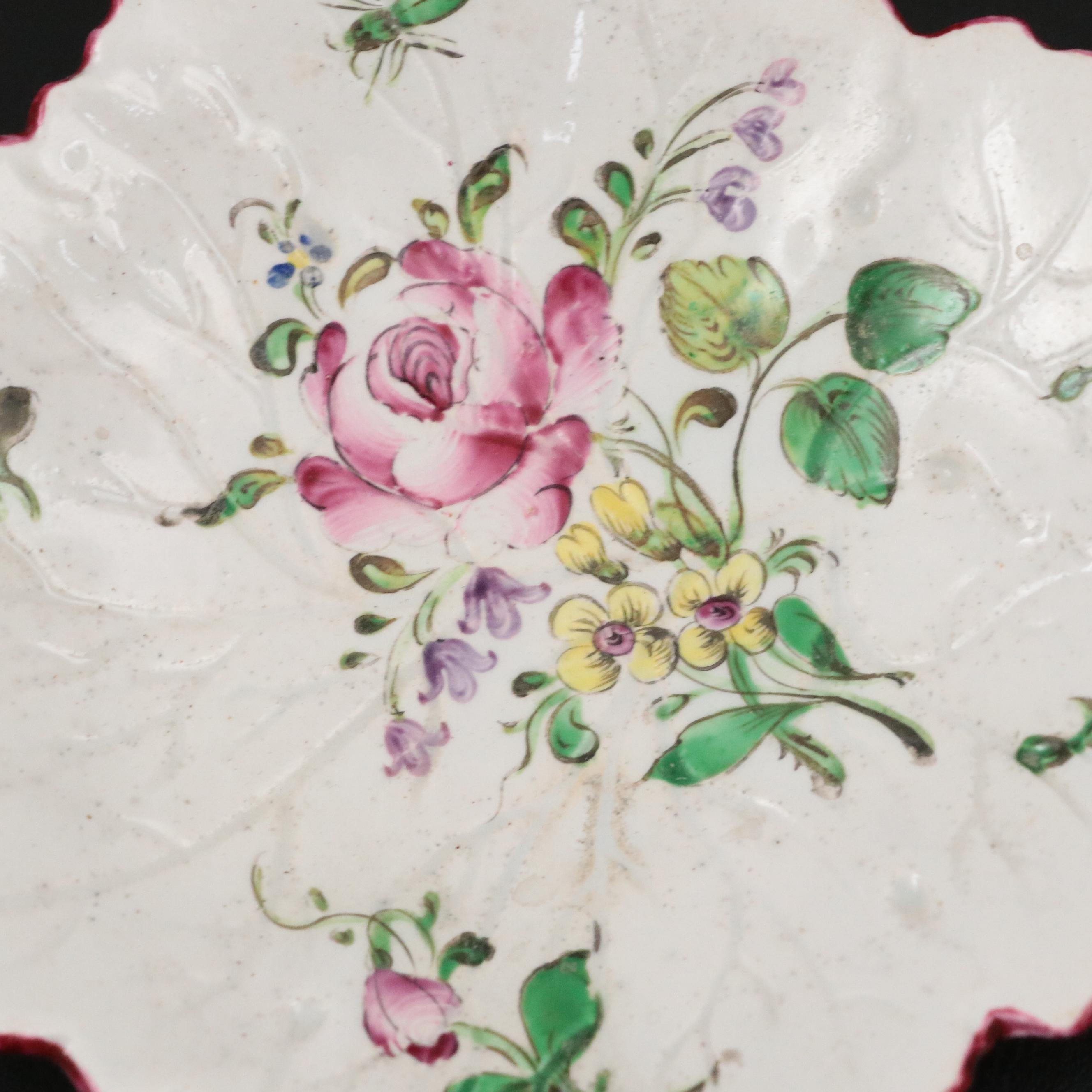 Meissen with Other European Porcelain Soup Plates and Luneville Style Leaf Dish