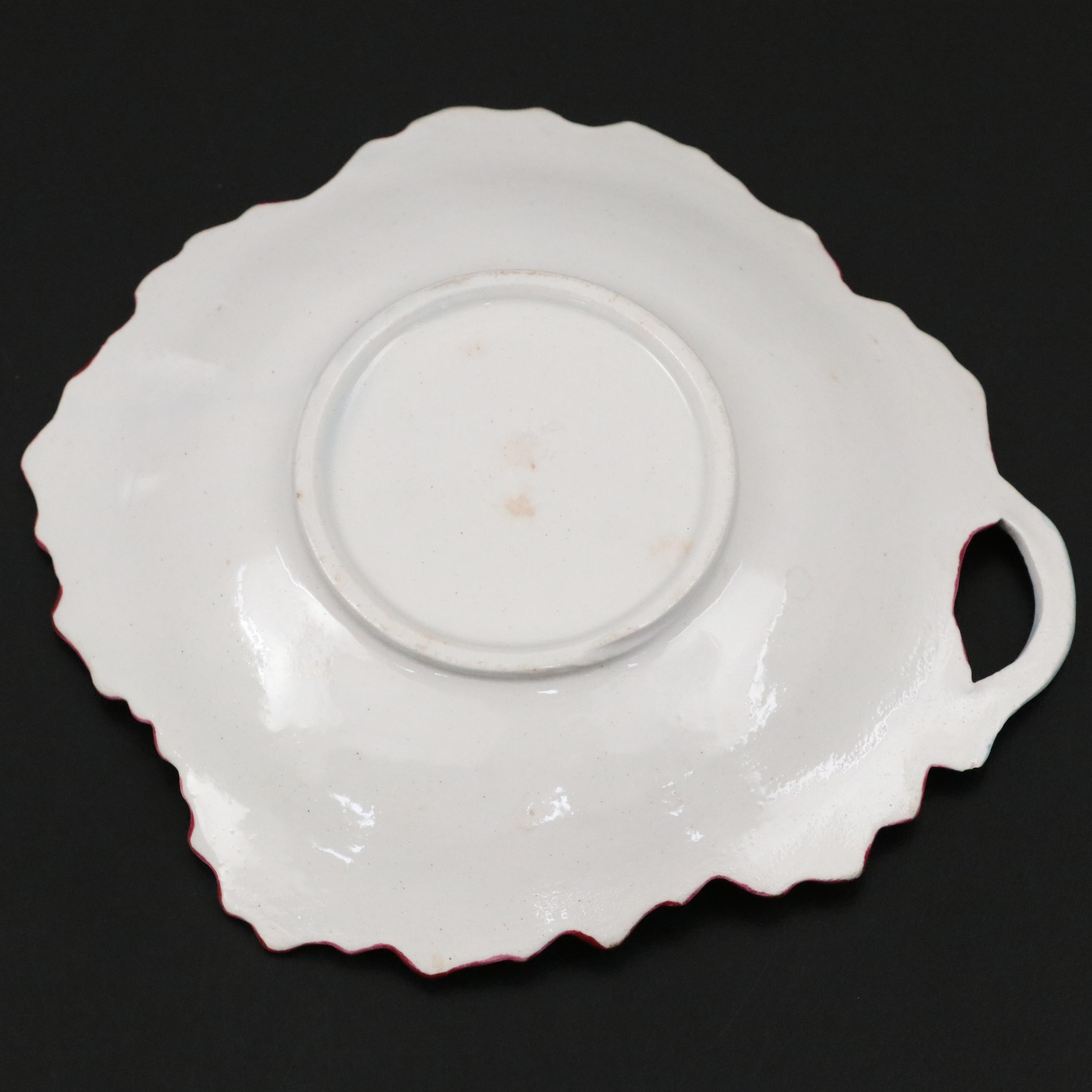Meissen with Other European Porcelain Soup Plates and Luneville Style Leaf Dish