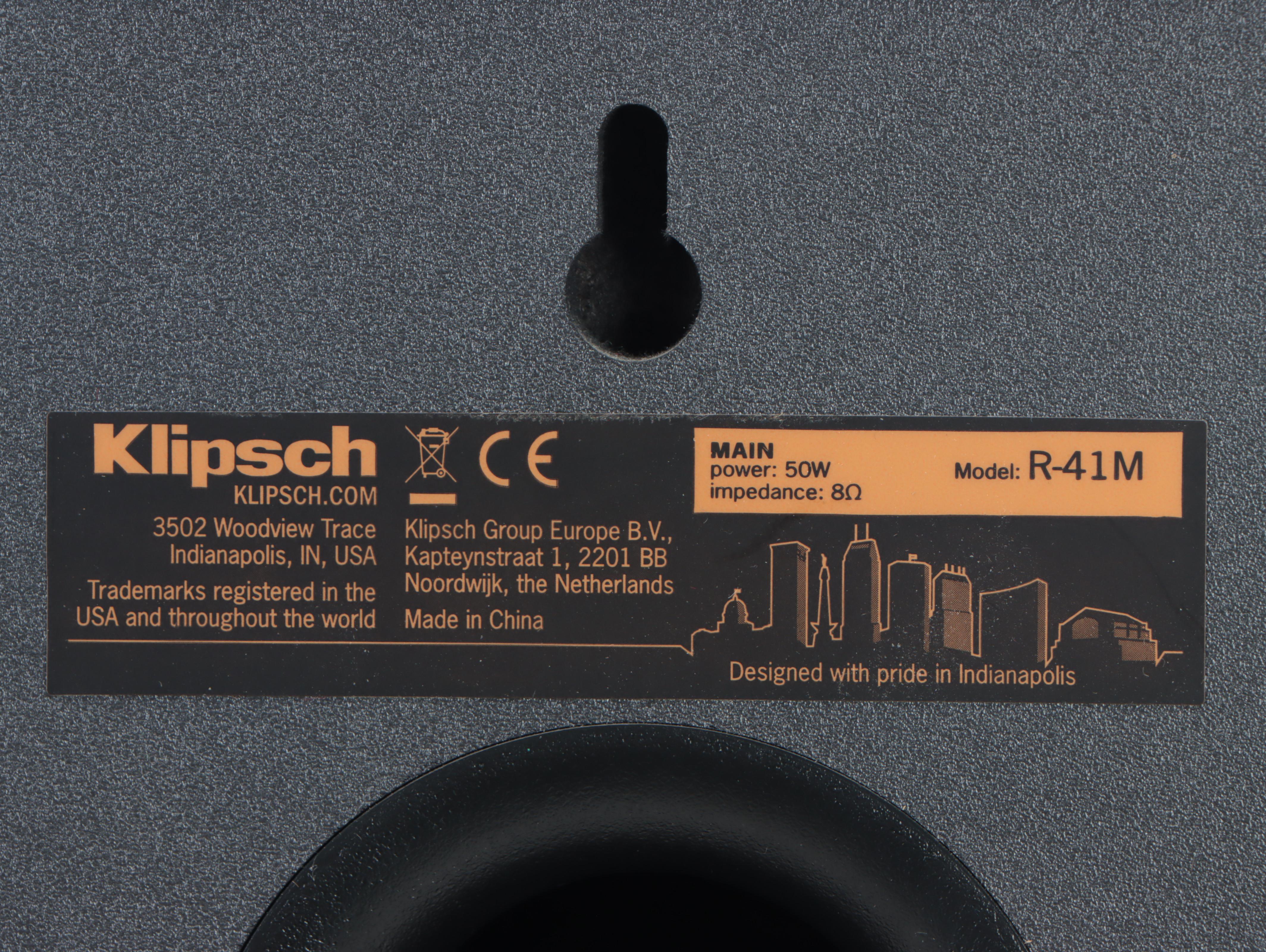 Klipsch Walnut Veneer Speakers and Ebonized Wood Bookshelf Speakers