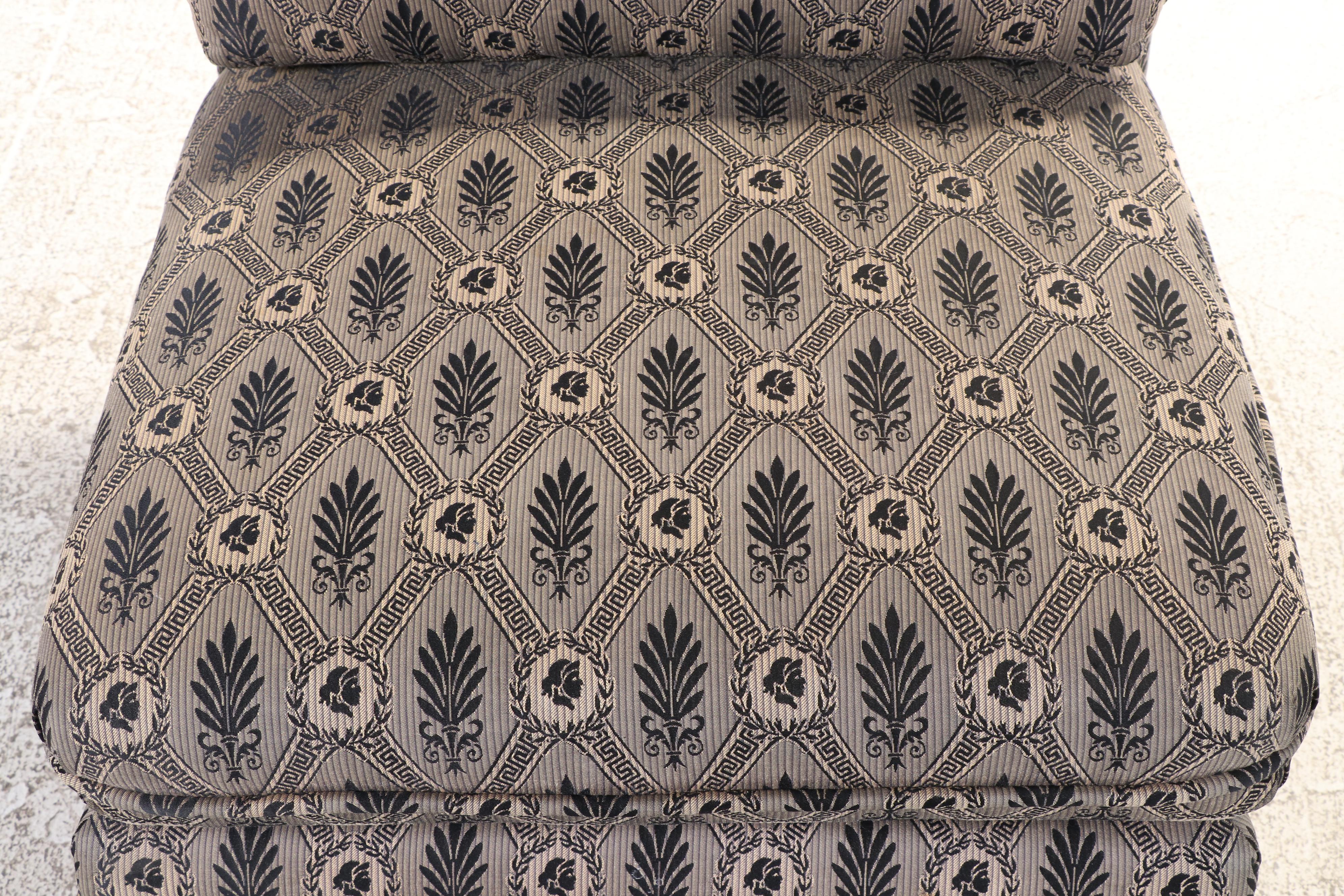 Custom-Upholstered Slipper Chair