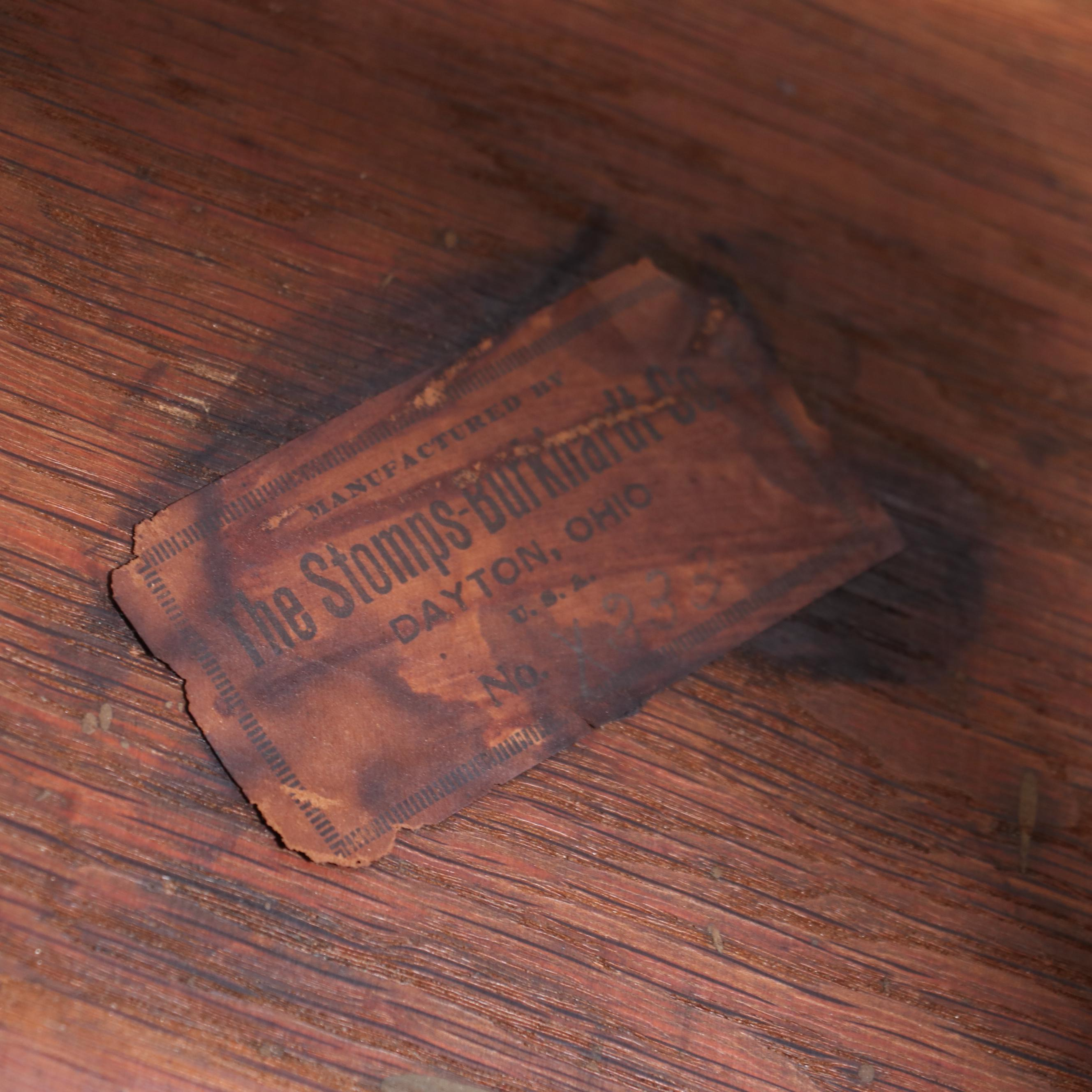 The Stomps-Burkhardt Co. Renaissance Revival Oak Savonarola Chair, circa 1900