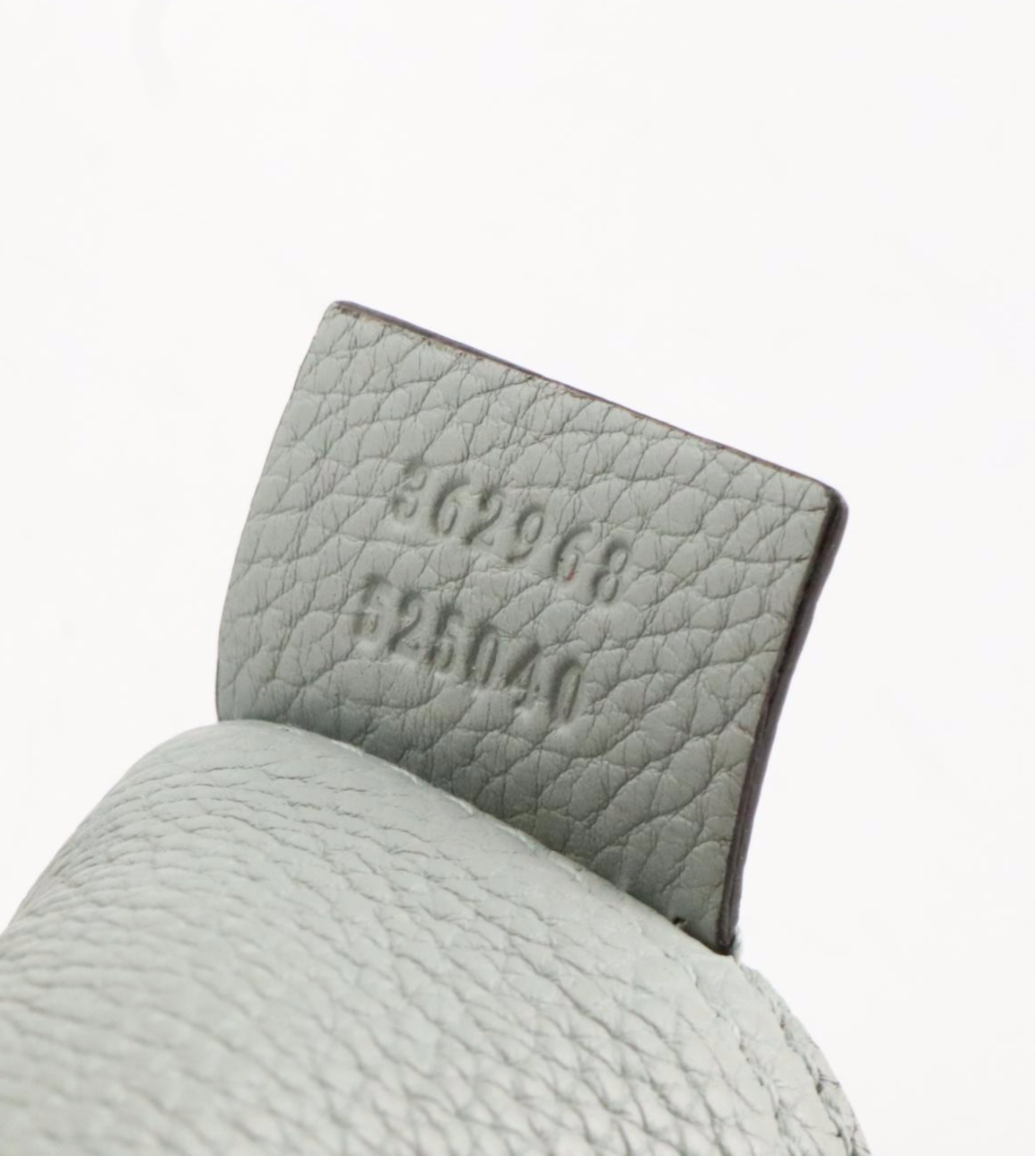 Gucci Piston Lock Hobo Bag and Pouch in Stone Grey Grained Leather