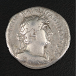 Ancient Roman Imperial AR Denarius of Trajan, ca. 98 A.D.