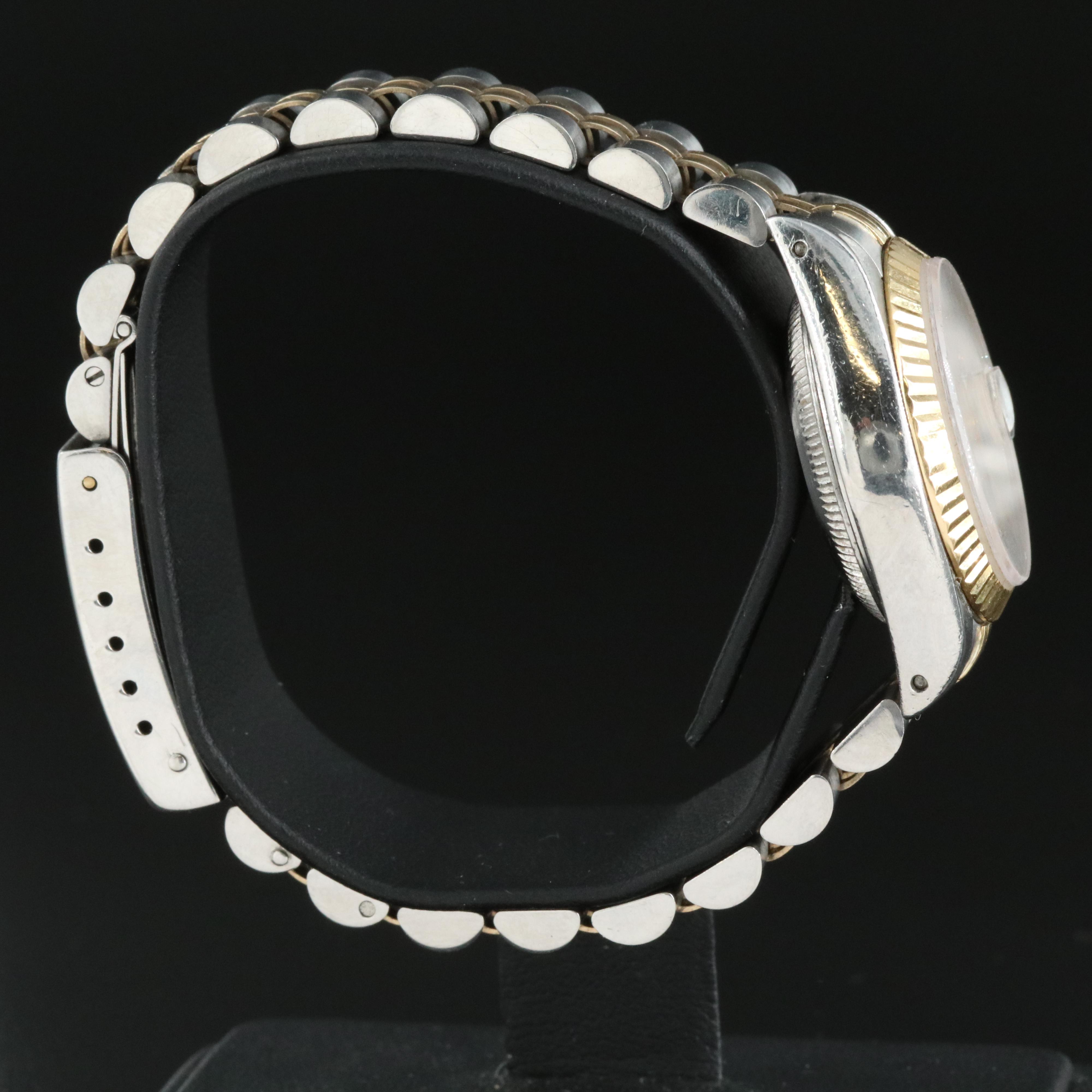 1989 Rolex Custom Diamond Dial Oyster Perpetual Datejust Automatic Watch