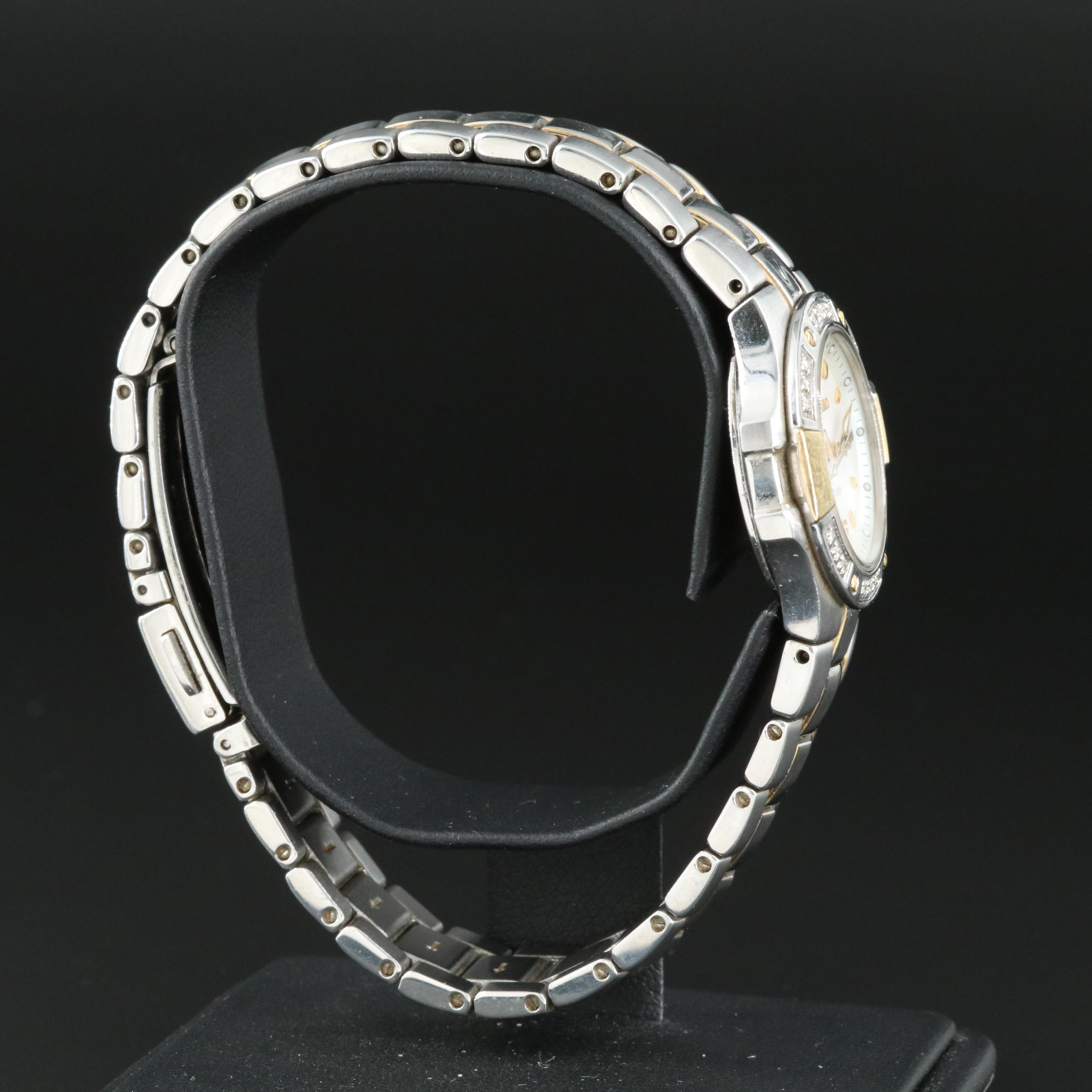 Seiko Coutura Diamond Two-Tone Mother-of-Pearl Diamond Watch