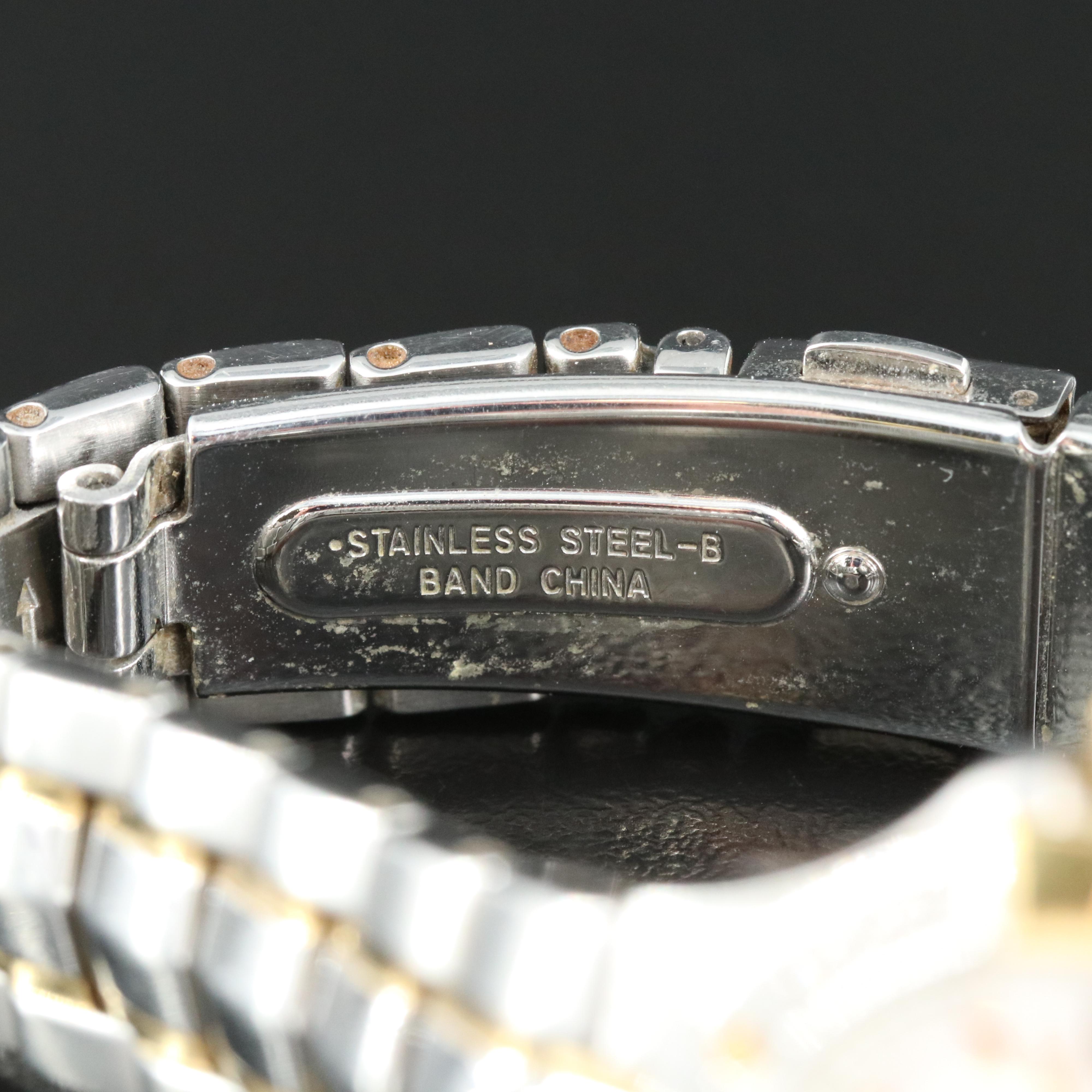 Seiko Coutura Diamond Two-Tone Mother-of-Pearl Diamond Watch