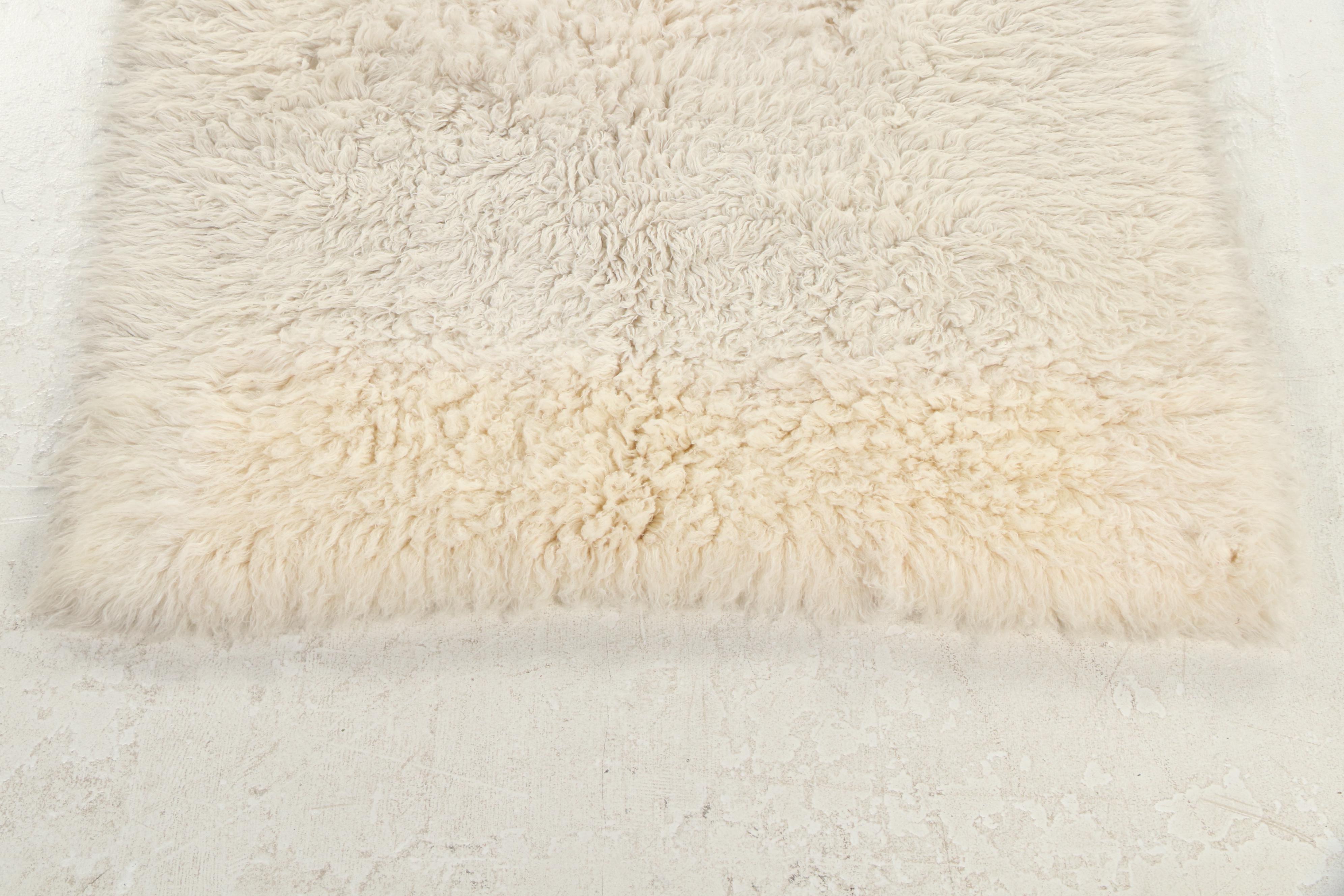 5'11 x 9'4 Greek Flokati Sheepskin Shag Area Rug