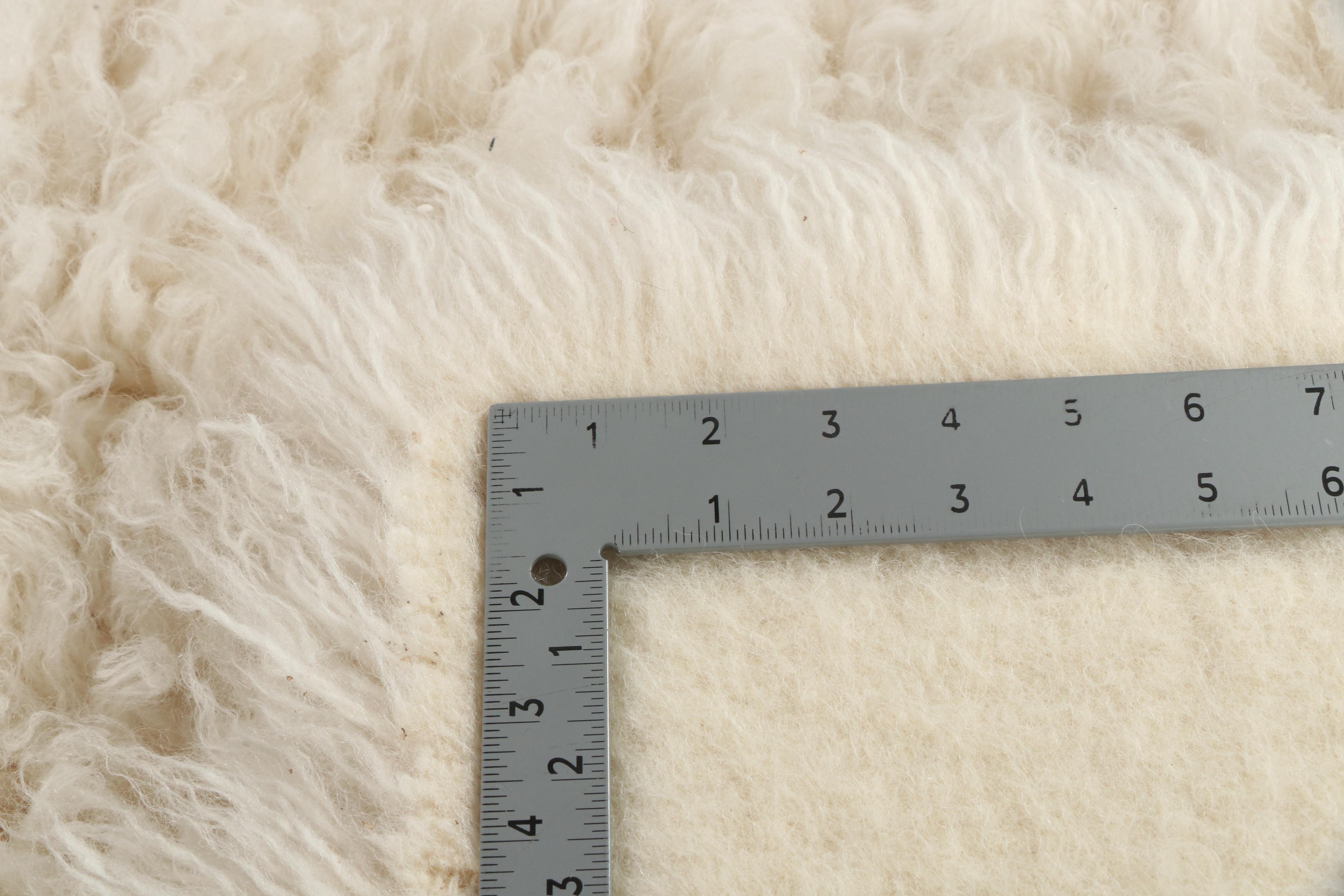 5'11 x 9'4 Greek Flokati Sheepskin Shag Area Rug