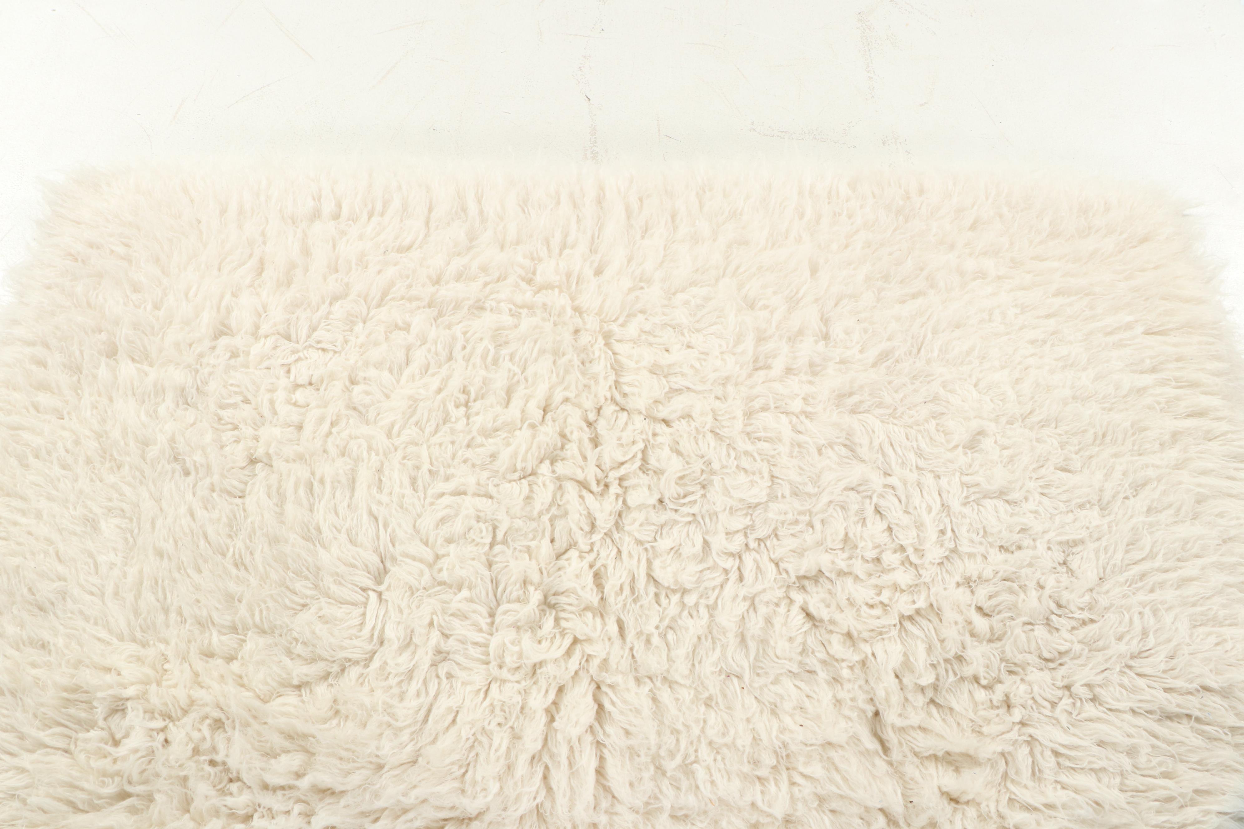 5'11 x 9'4 Greek Flokati Sheepskin Shag Area Rug