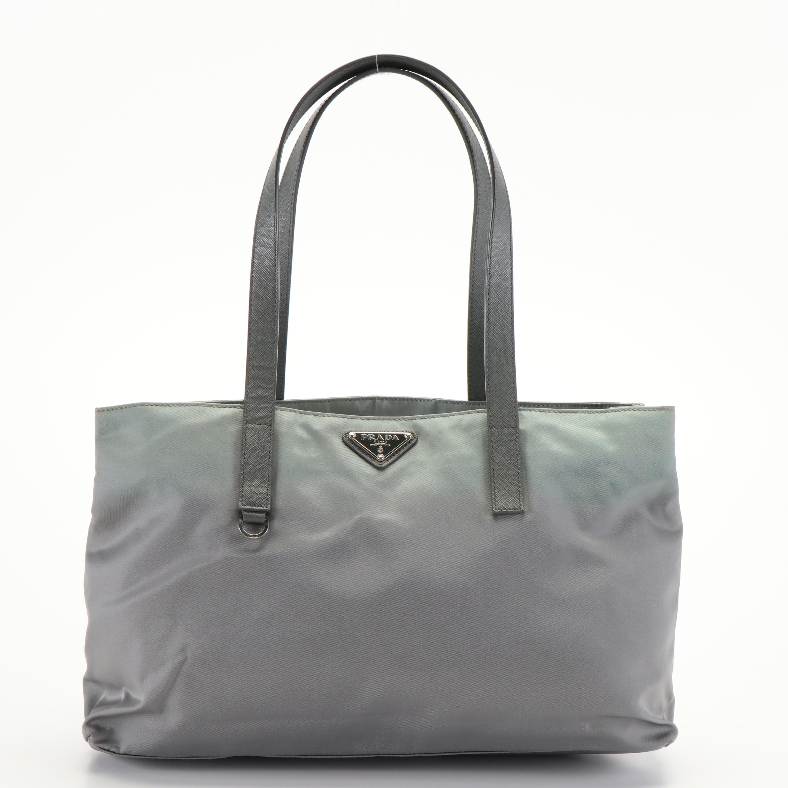 Prada Tote Bag in Gray Tessuto Nylon