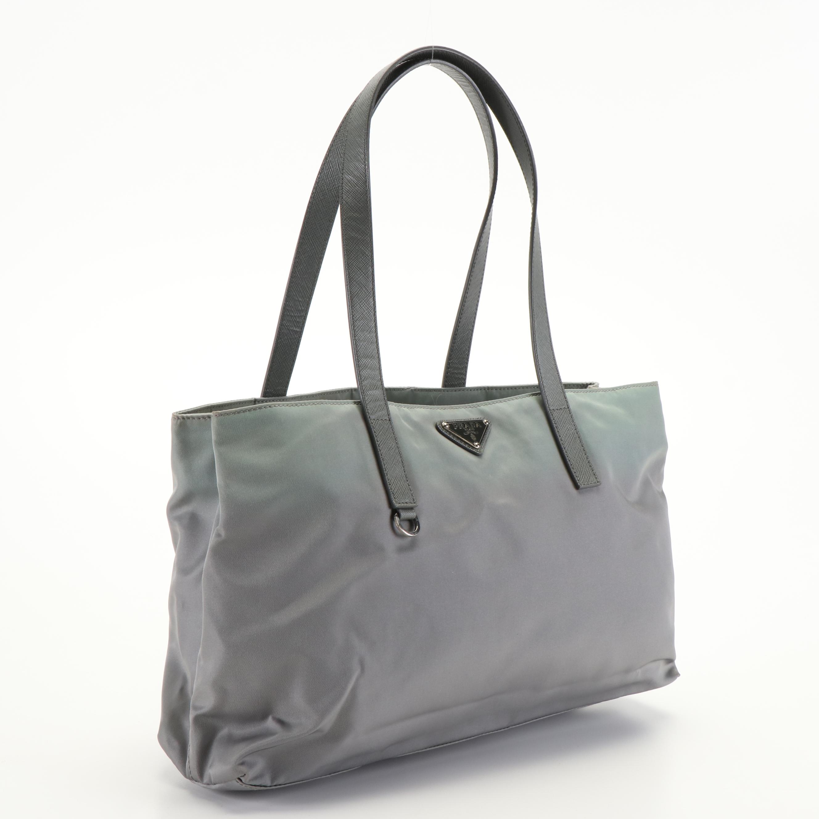 Prada Tote Bag in Gray Tessuto Nylon