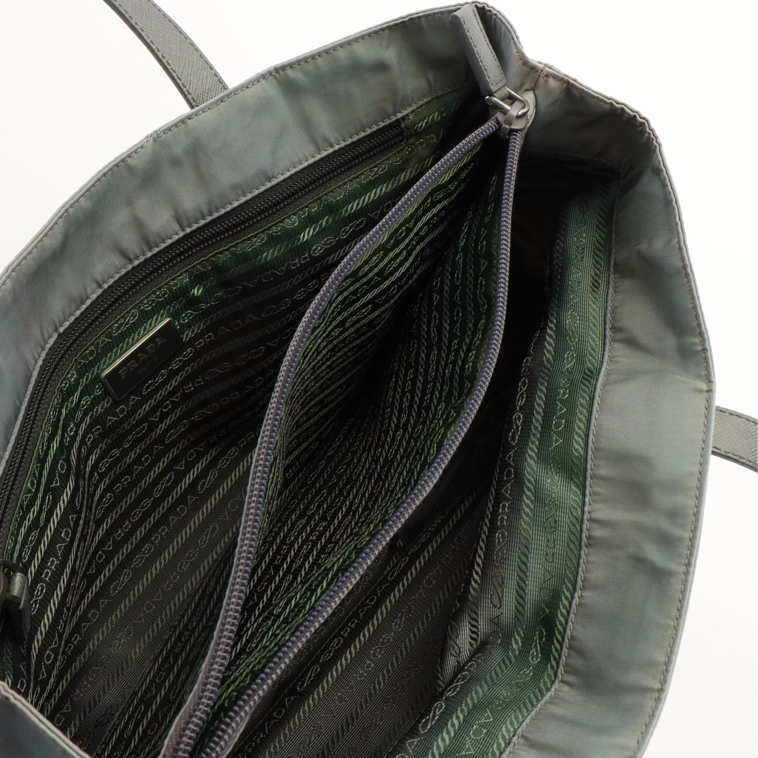 Prada Tote Bag in Gray Tessuto Nylon