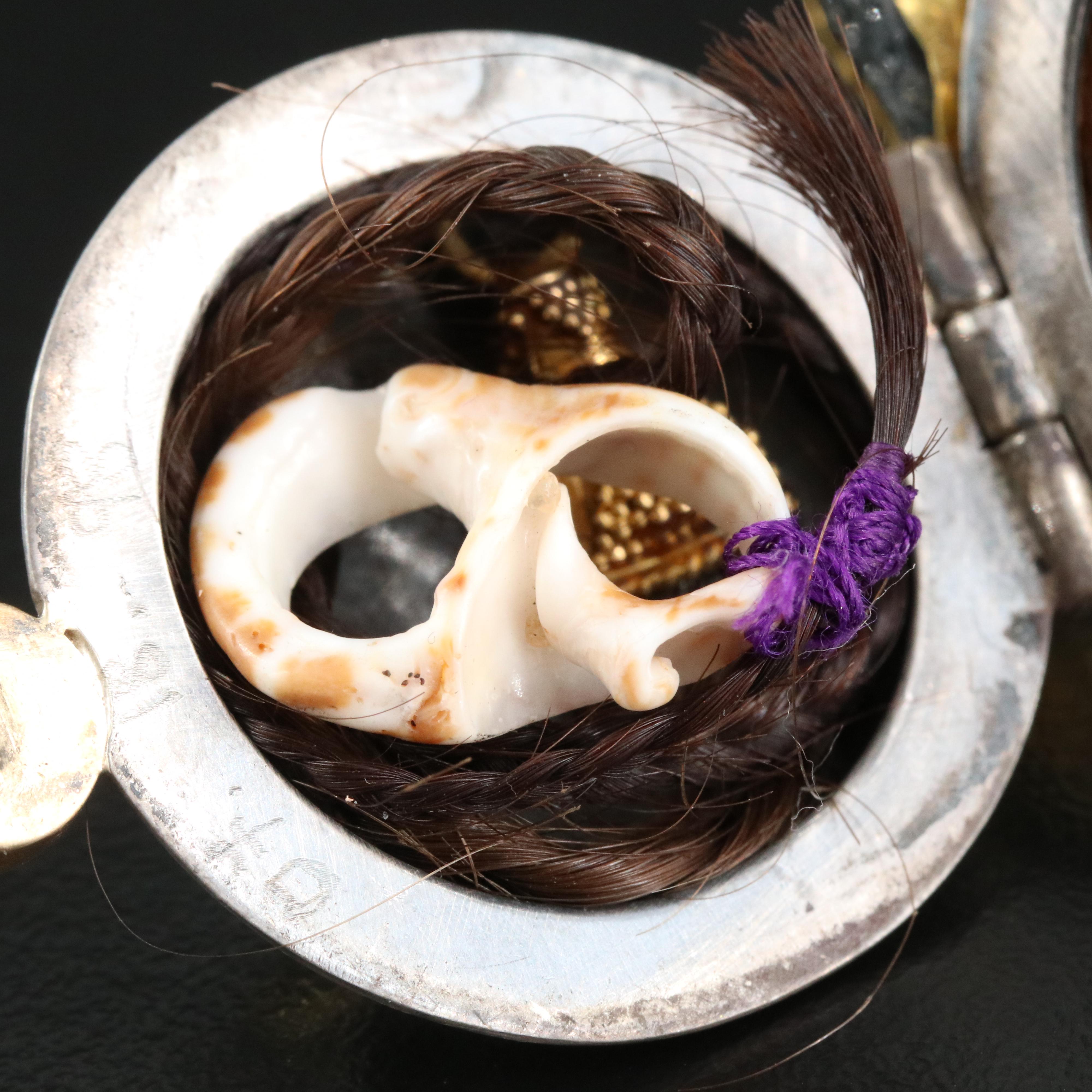 14K Infinity Link Chain and Sterling Multi-Gemstone Locket with Gold Accents